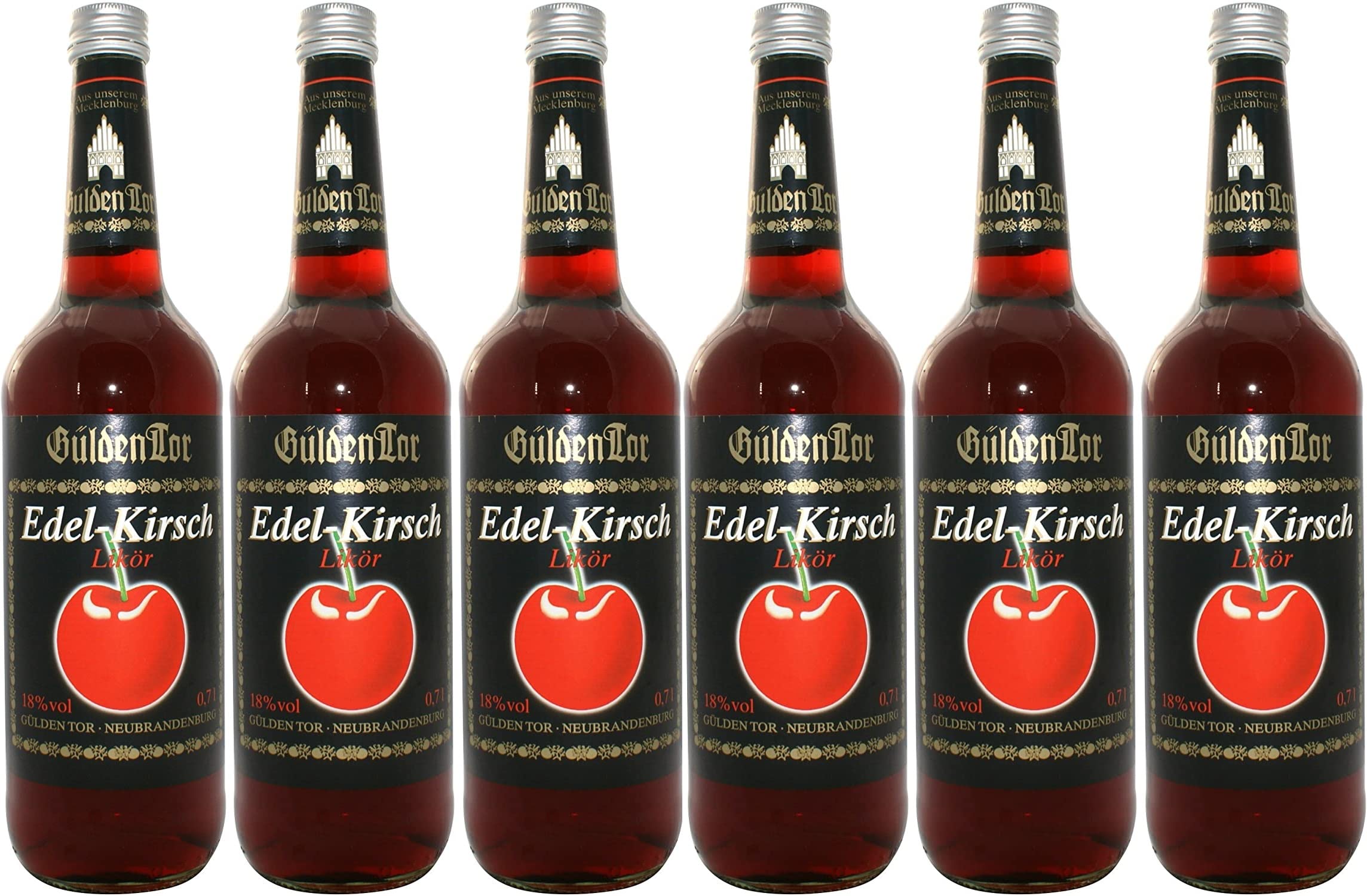 Edel-Kirsch Likör 18% vol. Gülden Tor 0,7l (6)