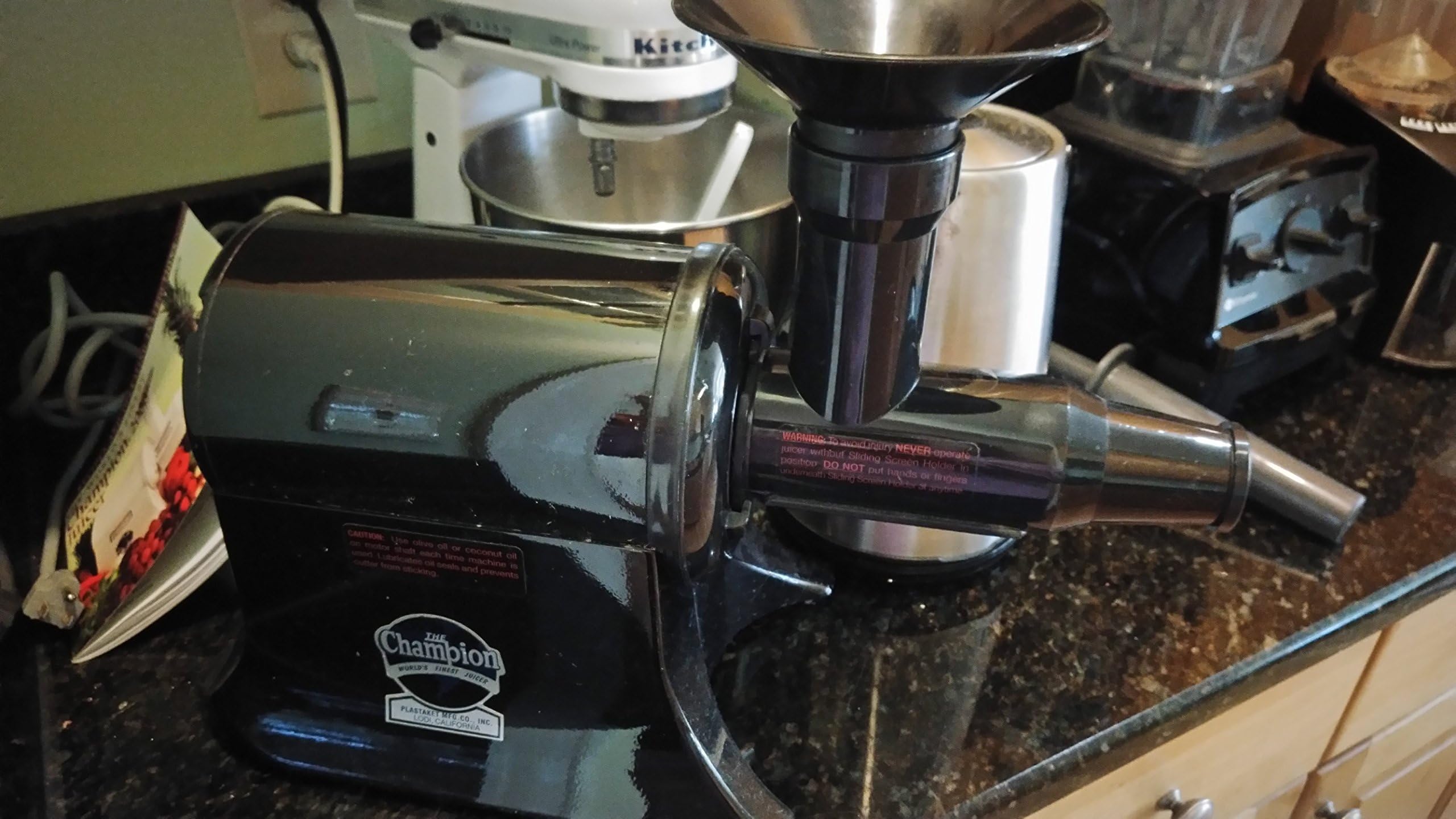 Champion Juicer Commercial Heavy Duty Juicer Black G5