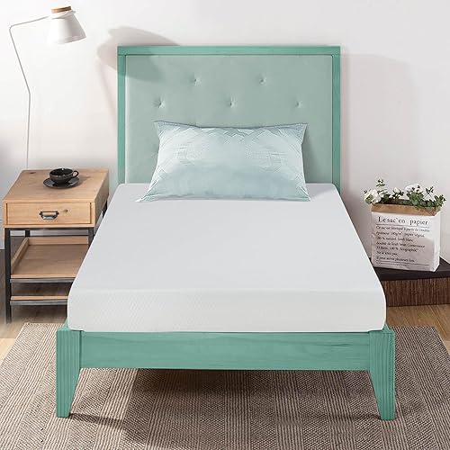 Miniatura 10 de Colchón de espuma viscoelástica con certificado CertiPUR-US, firmeza media, 8 pulgadas, alivio de presión y sueño más fresco