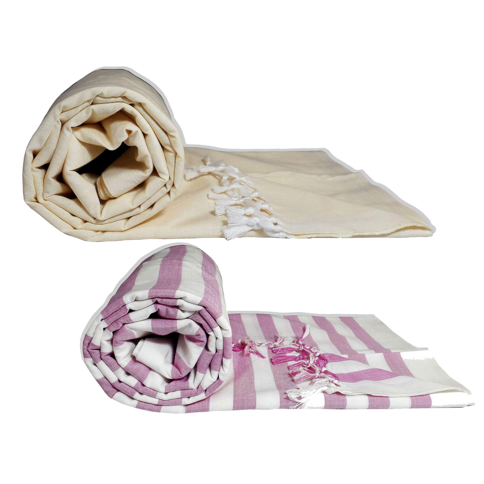 Riyashree Organic Cotton Silky Soft Bhagalpuri Dull chadar lite Blanket & Duvet (52 * 94 in) Combo Pack of 2 Dull 10 15-picture-25