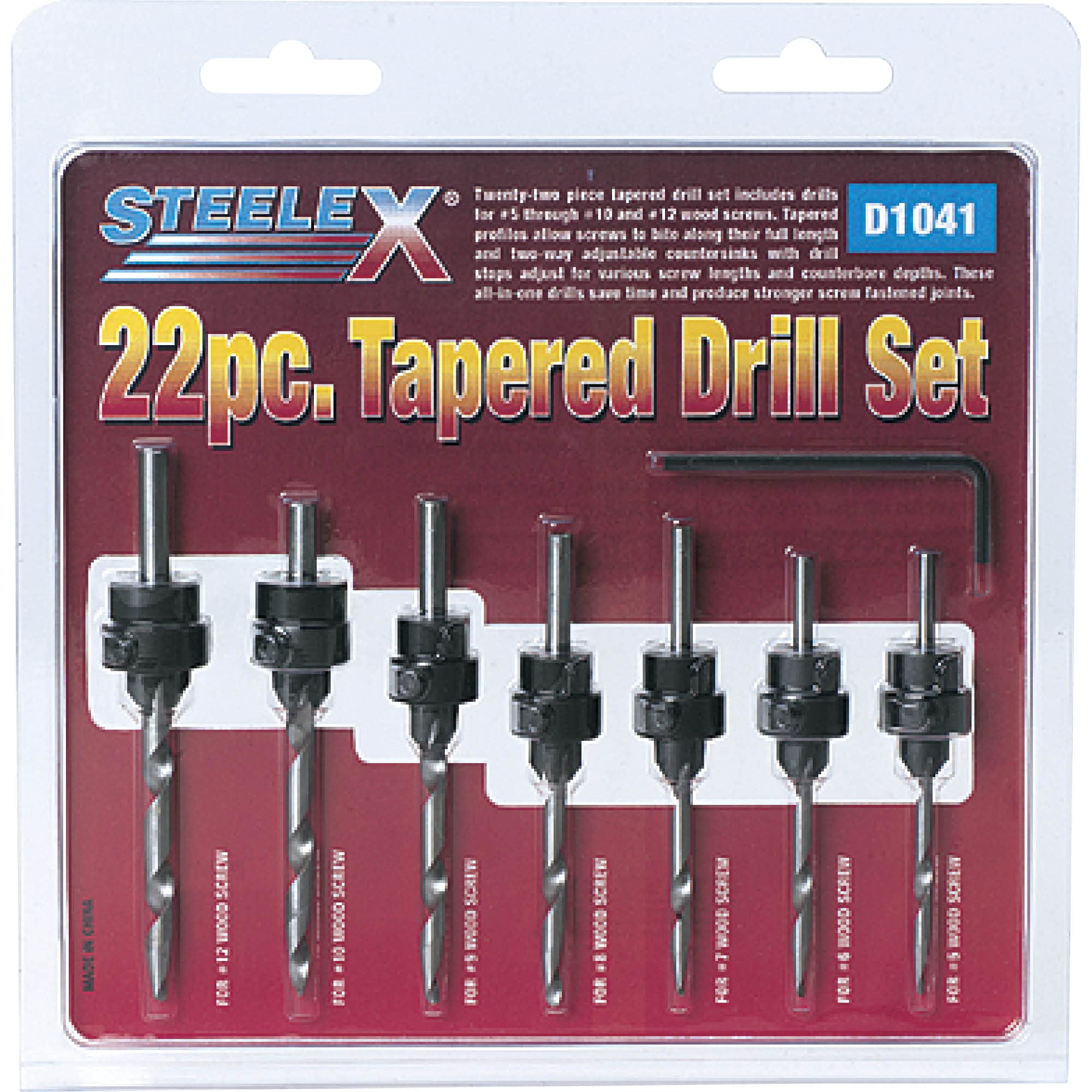 Steelex D1041 Tapered Countersink Bit 