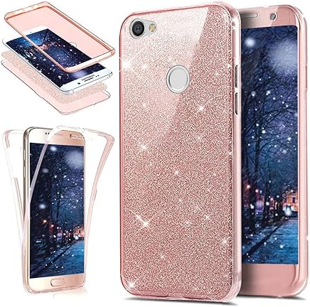 Ikasus - Funda para Xiaomi Redmi Note 5A de cuerpo entero, cristal transparente ultrafino con purpurina y estructura de poliuretano termopl?stico Ikasus - Funda para Xiaomi Redmi Note 5A de cuerpo entero, cristal transparente ultrafino con purpurina y estructura de poliuretano termopl?stico