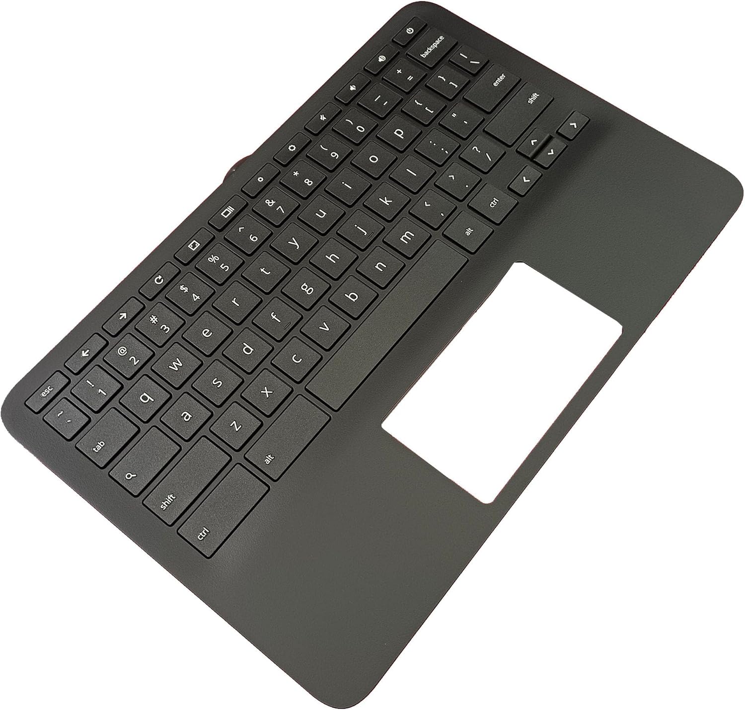Replacement for HP Chromebook 11 G9 EE Laptop Upper Case Palmrest Non-Backlit Keyboard Assembly Part M47382-001 Black
