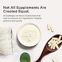 Vista 7 de Codeage GLP-1 Probiotic+ - Probióticos vivos Akkermansia, Clostridium, Bifidobacterium, probiótico de inulina de achicoria, suplemento