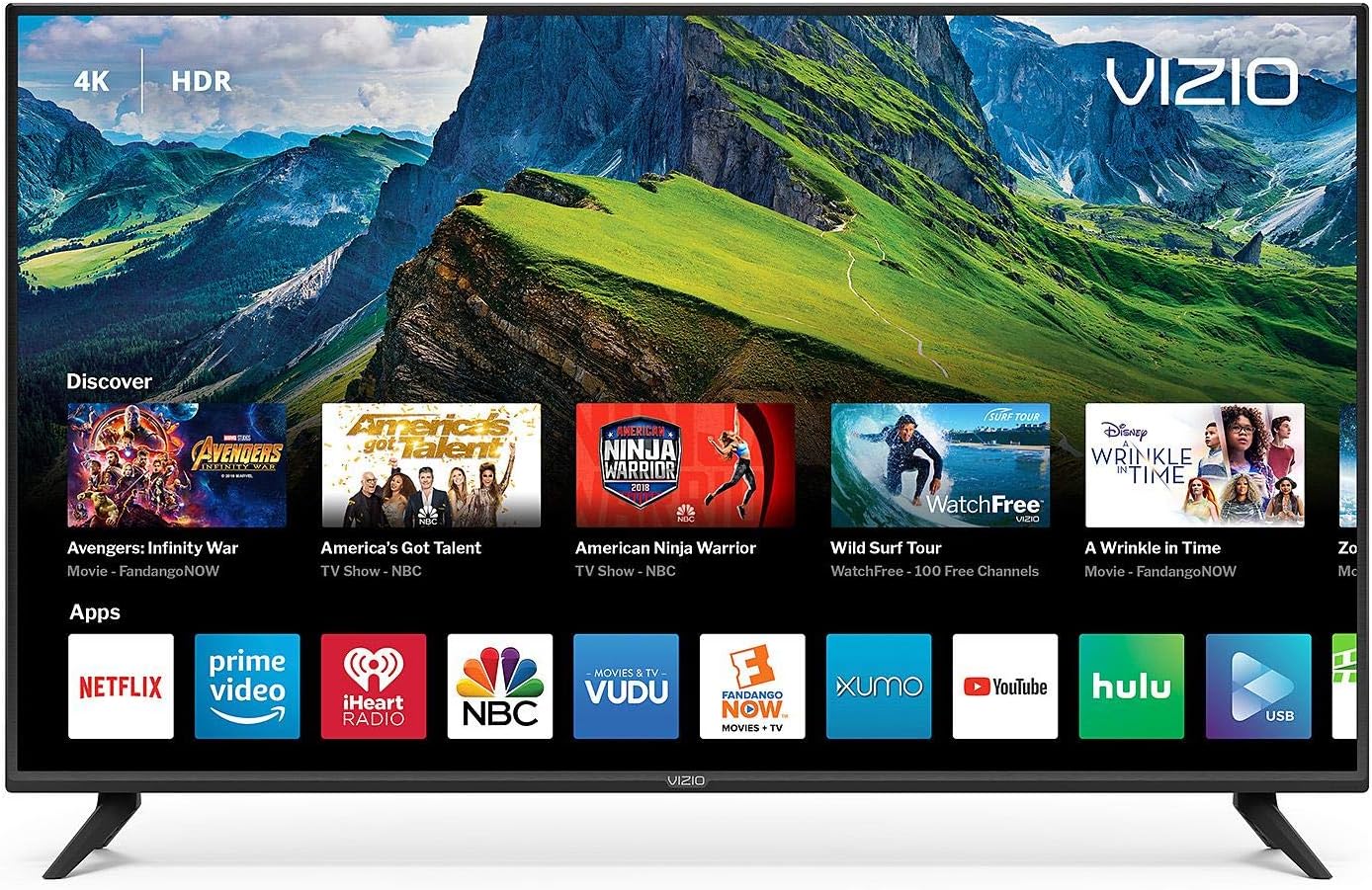 Vizio 4K UHD Full-Array LED Smart TV, 50"