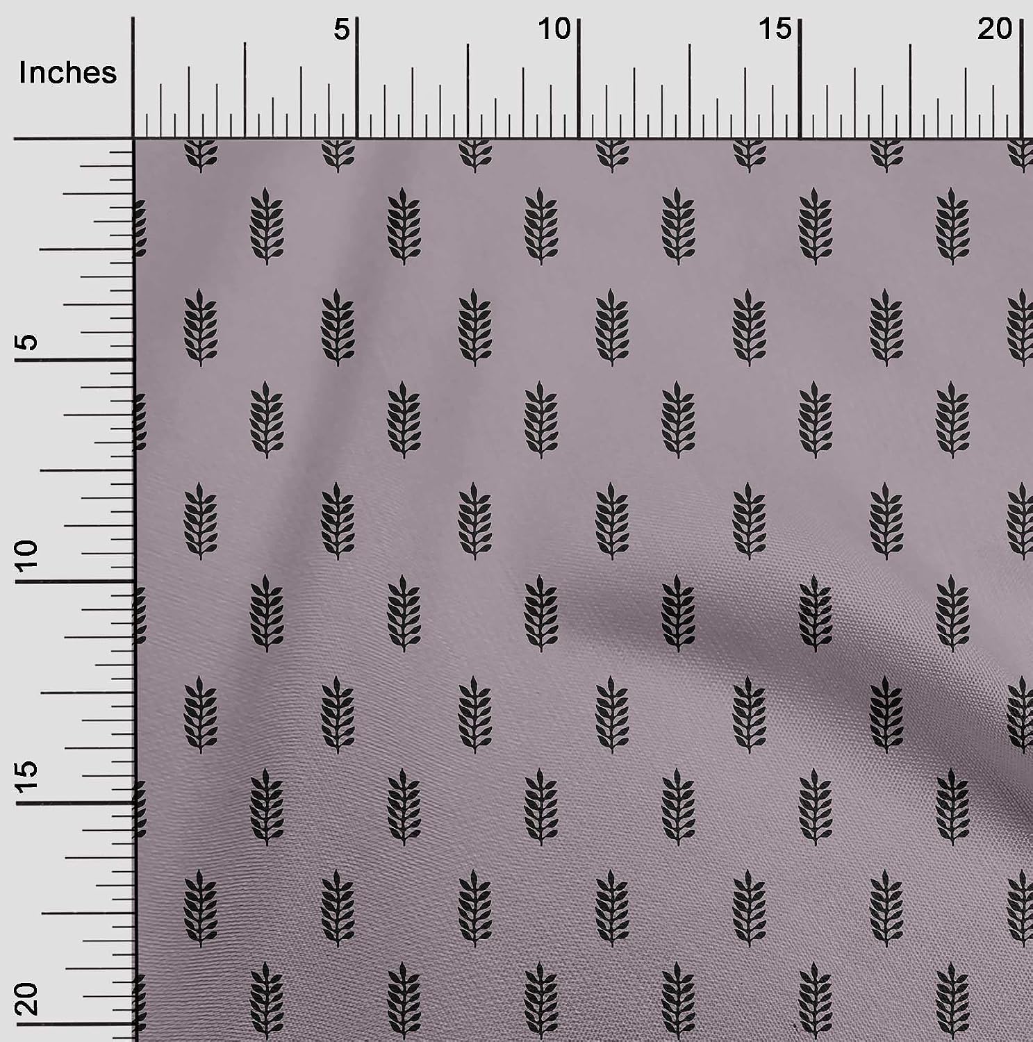 oneOone Cotton Flex Black Fabric Asian Block Fabric for Sewing Printed Craft Fabric By The Yard 40 Inch Wide