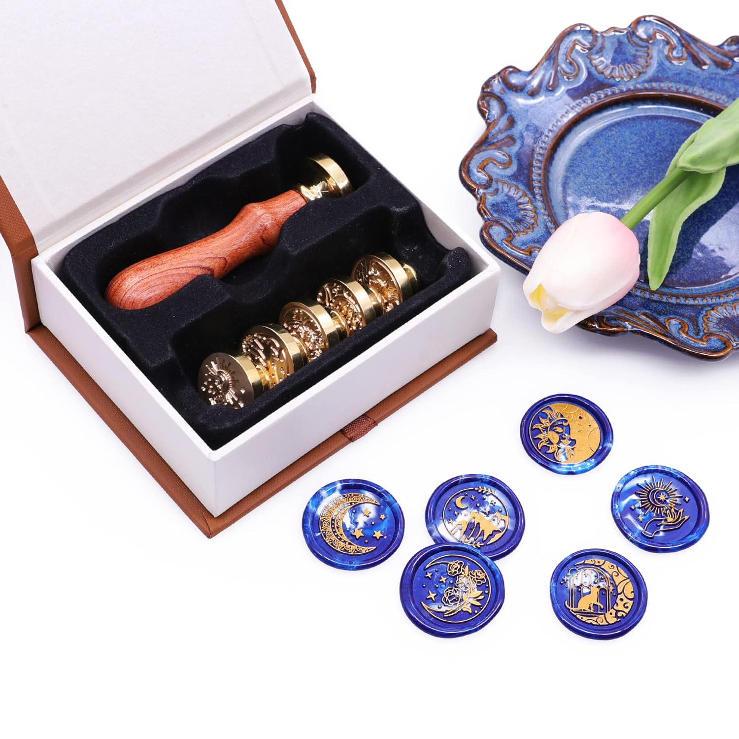 Moon Sun and Star Wax Seal Stamp Kit - Image 6