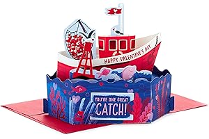 Hallmark Paper Wonder Valentine's Day Card: Fishing Boat