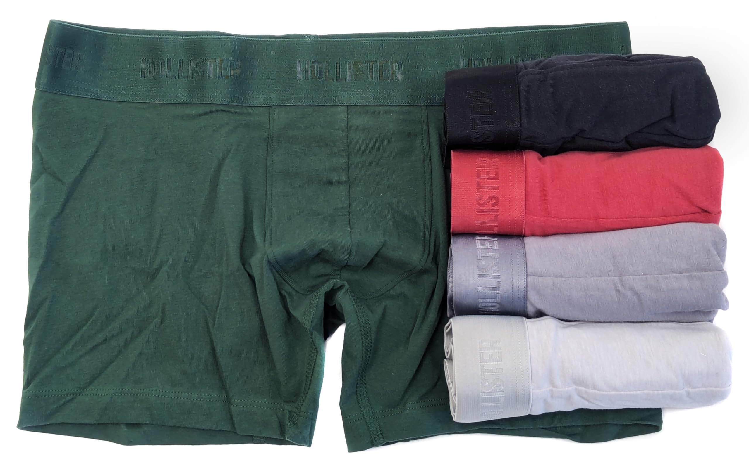 Hollister Men's Epic Flex Classic Trunk Boxer Briefs (Pack) (4" inseam) - Afbeelding 20 van 140