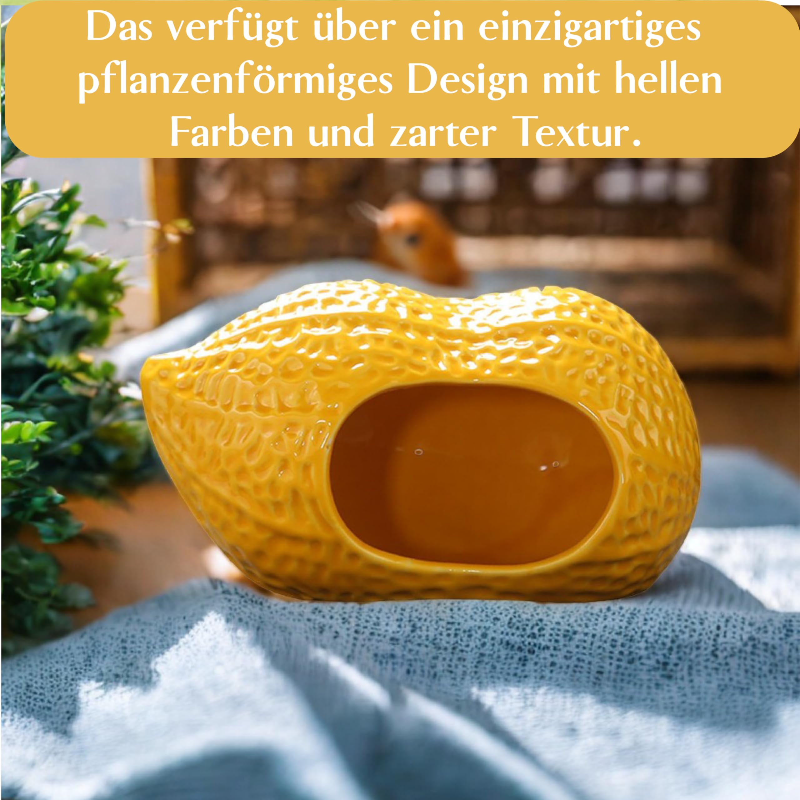 Ceramiczne gniazdo dla zwierząt domowych, gniazdo do spania dla zwierząt domowych, ceramiczne kryjówka dla małych zwierząt, chomik, gniazdo, małe zwierzęta, jaskinia, klatka dla jeża, szczurów
