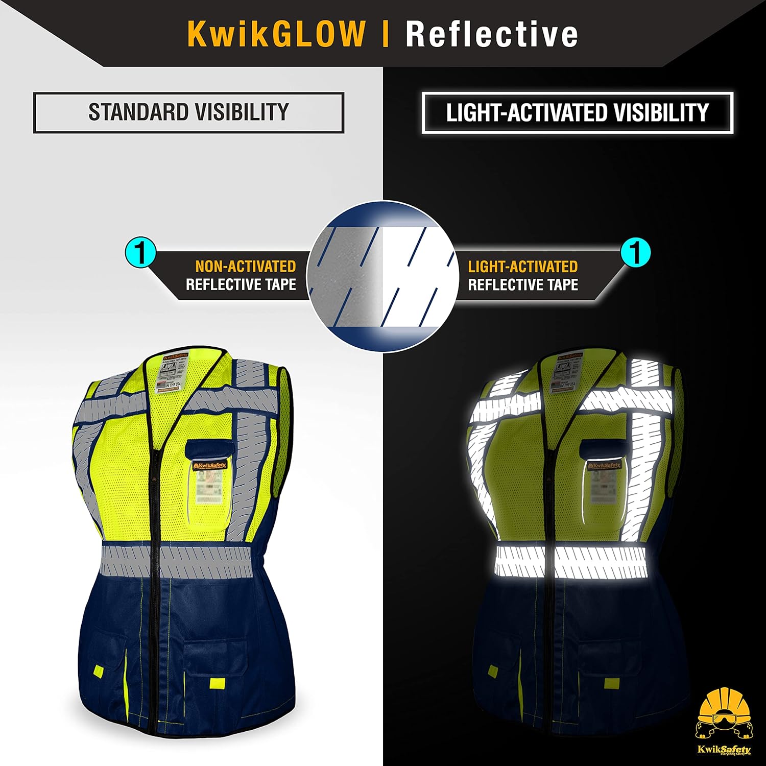 KwikSafety - Charlotte, NC - SHERIFF & SPECIALIST Class 2 & Class 3 Hi Vis ANSI OSHA Safety Vest for Women - Image 5