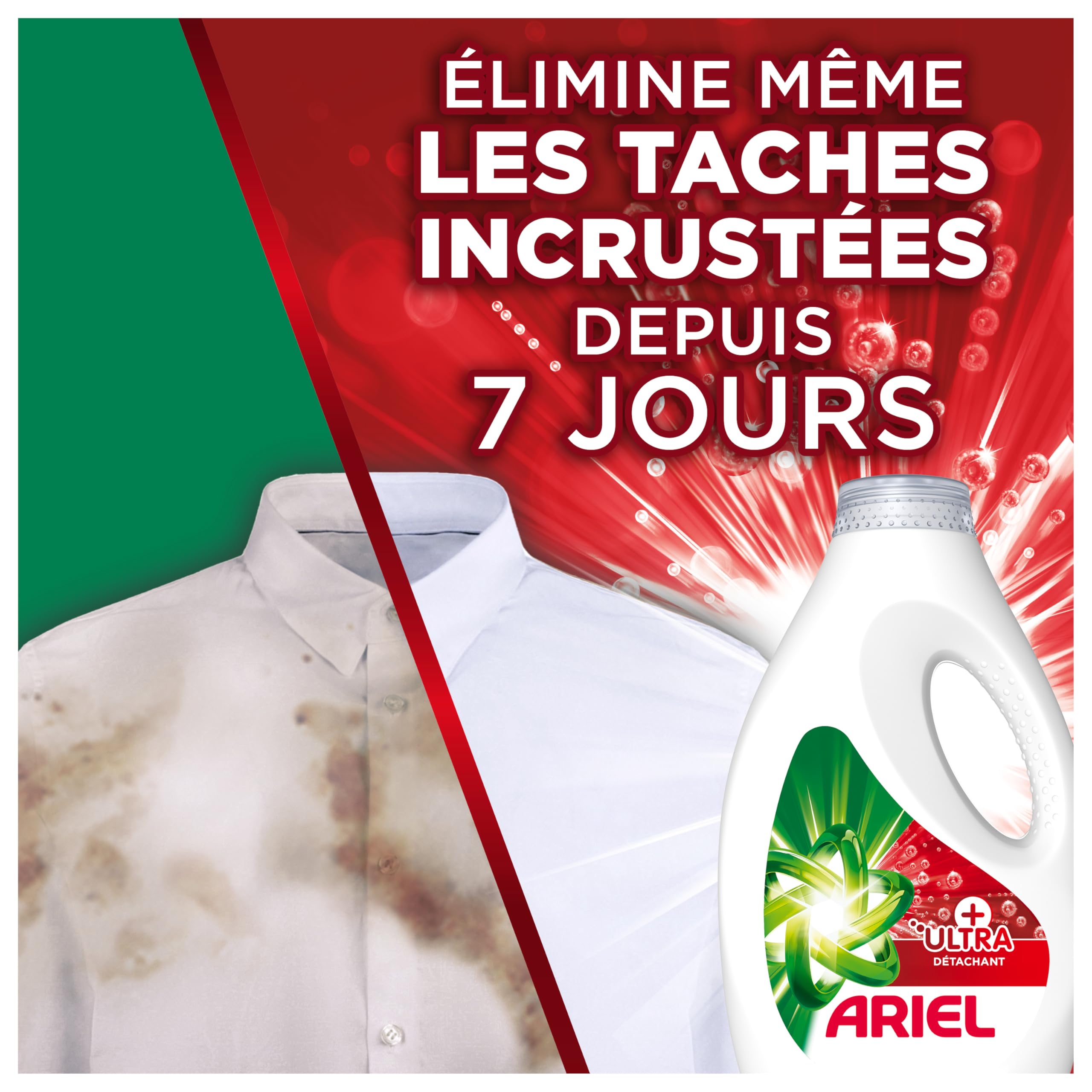 ARIEL LIQUIDE ULTRA DETACHANT 70 LAVAGES (ancien)