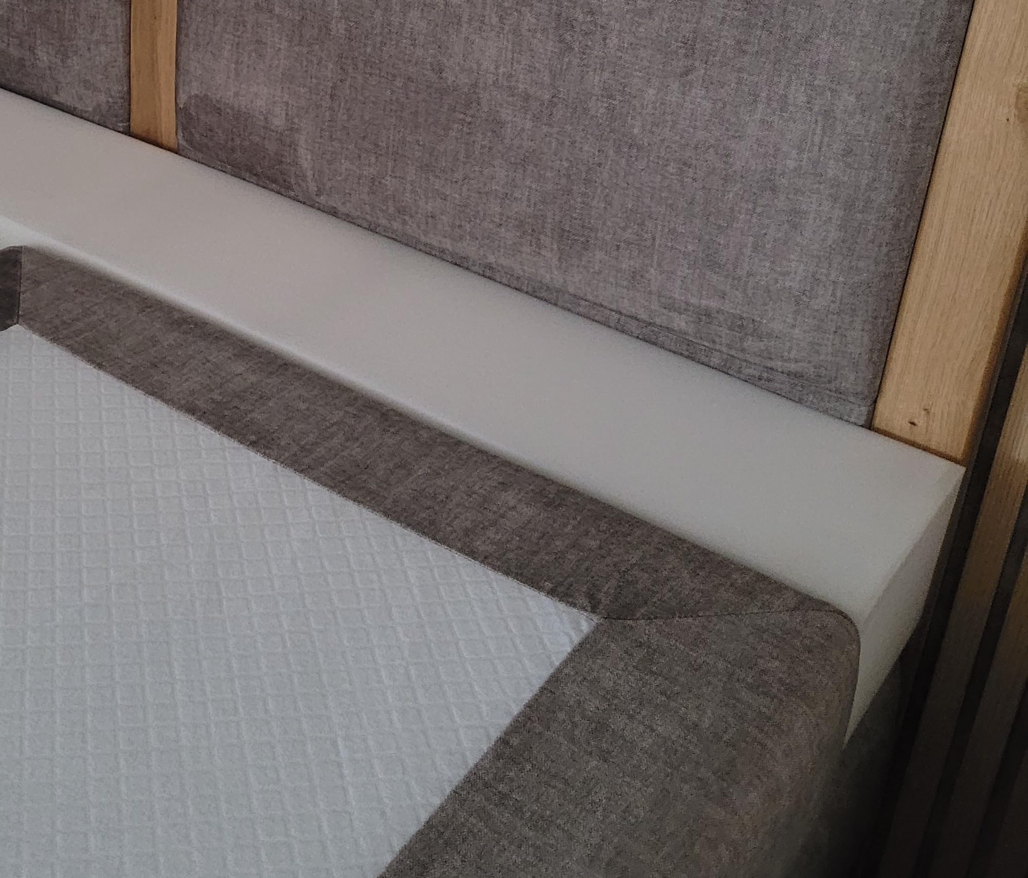 All4All Estensione Materasso in Schiuma 200 cm D 25/44-15x20 cm Riempitore Spazio Letto