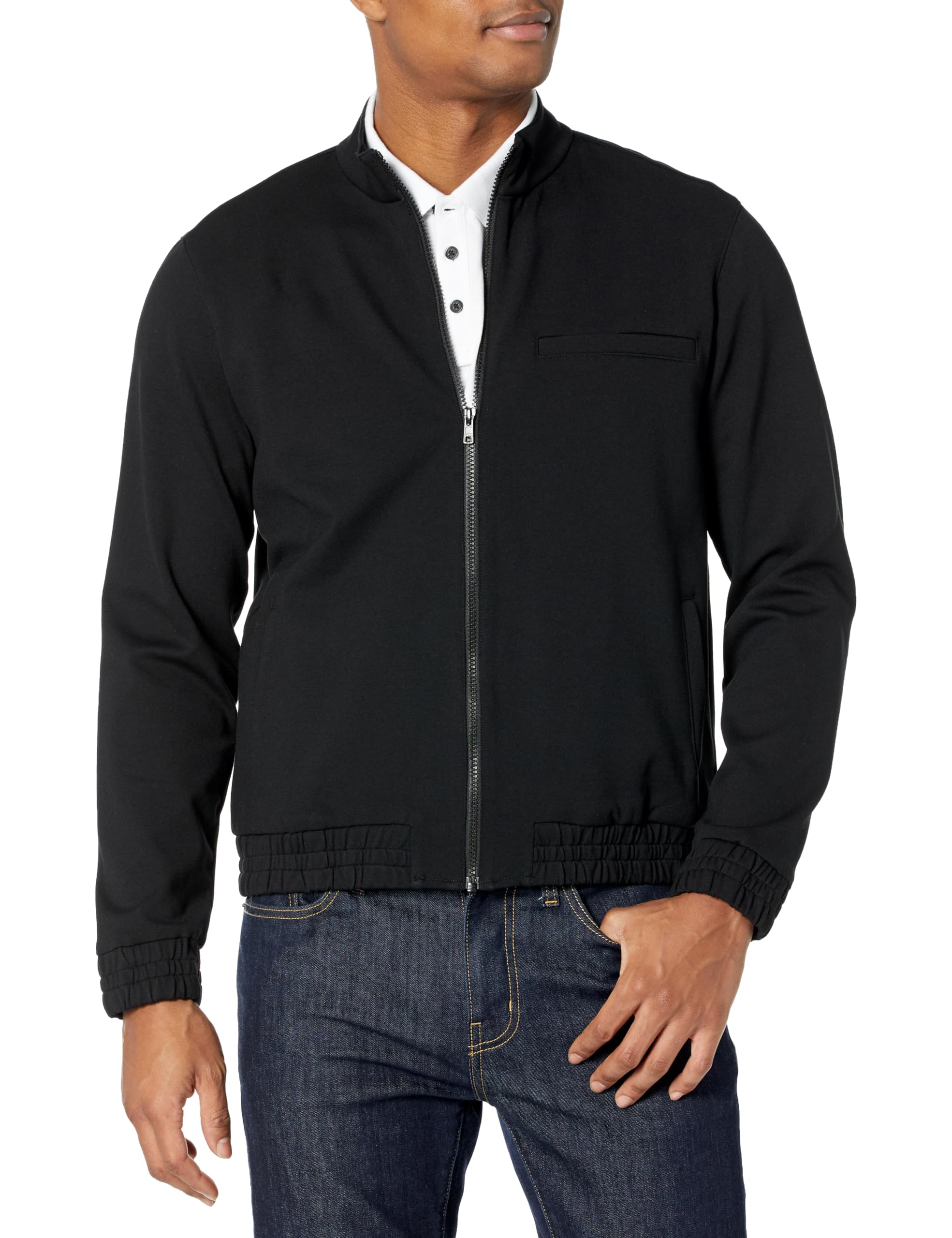 PAIGE Men's Keating Transcend Knit Zip Up Jacket