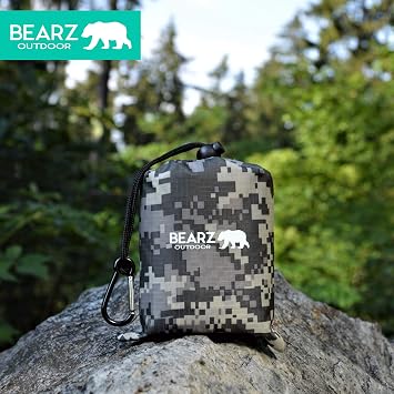 Travel Blanket - Pocket Sized Beach Blanket Camping Blanket, Waterproof Picnic Blanket, Sandproof Beach Mat - Camping Gadgets & Festival Hiking Accessories