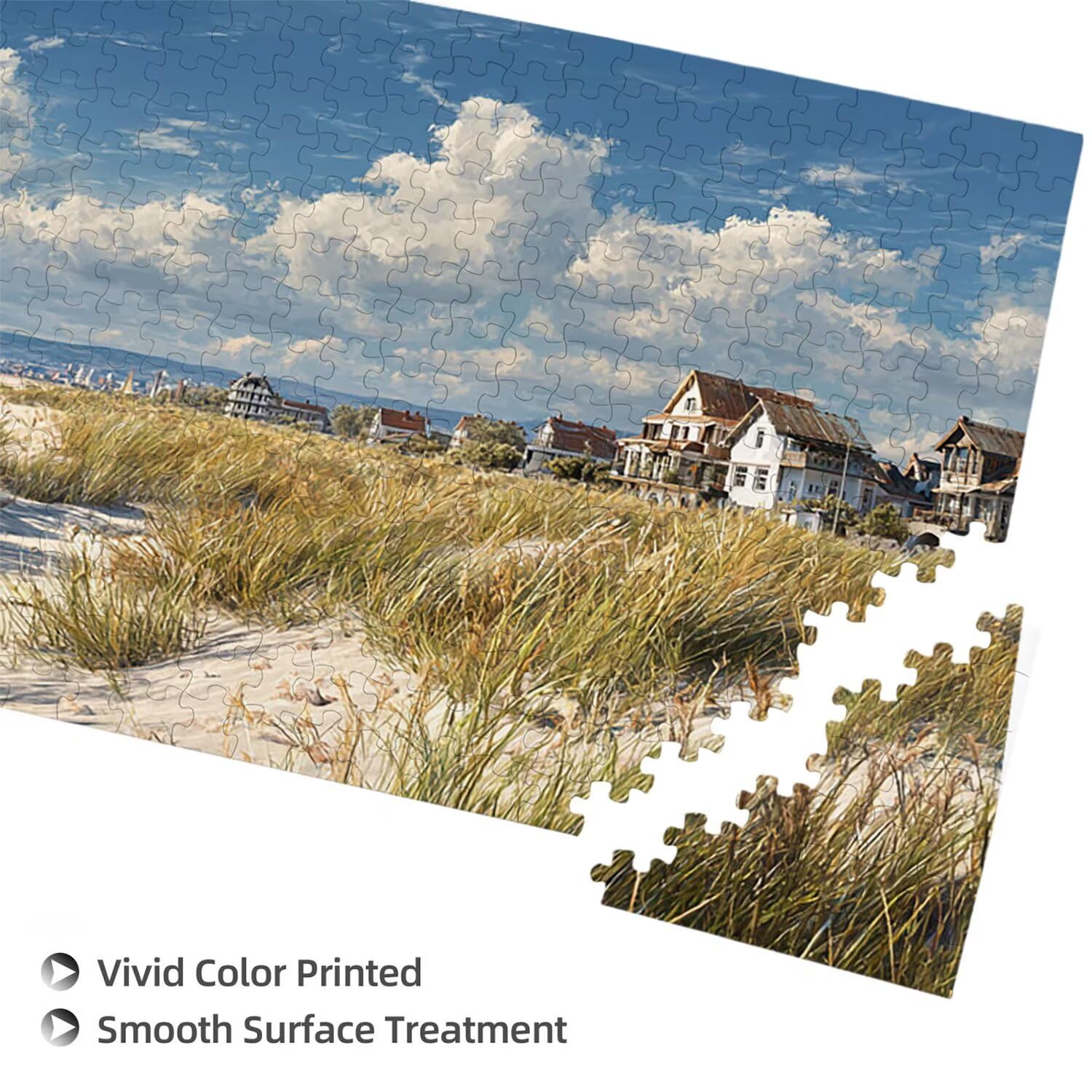 Puzzle para Adultos 1692 Piezas, Puerto marítimo Puzzle, Difícil, Desafiante, Rompecabezas Encajan Perfectamente, Letras en la Parte Posterior, sin Polvo, Regalo para Personas Mayores (179x31cm) v-288