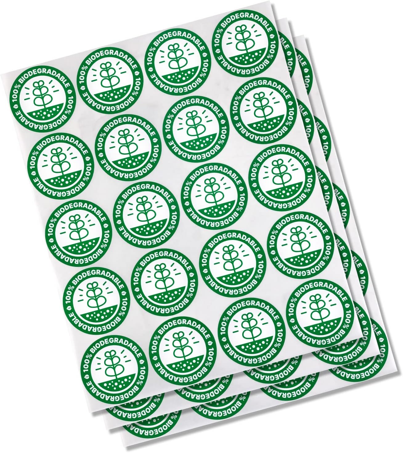 900 Labels 2 inch, Circle Dot 100 Biodegradable Signage