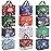 PARSUP 48PCS Christmas Gift Bags with Handles, Non-Woven Christmas Bags for Treat Gifts Wrapping Shopping, Xmas Party Supplies, 12.8 * 9.8 * 6.7inch