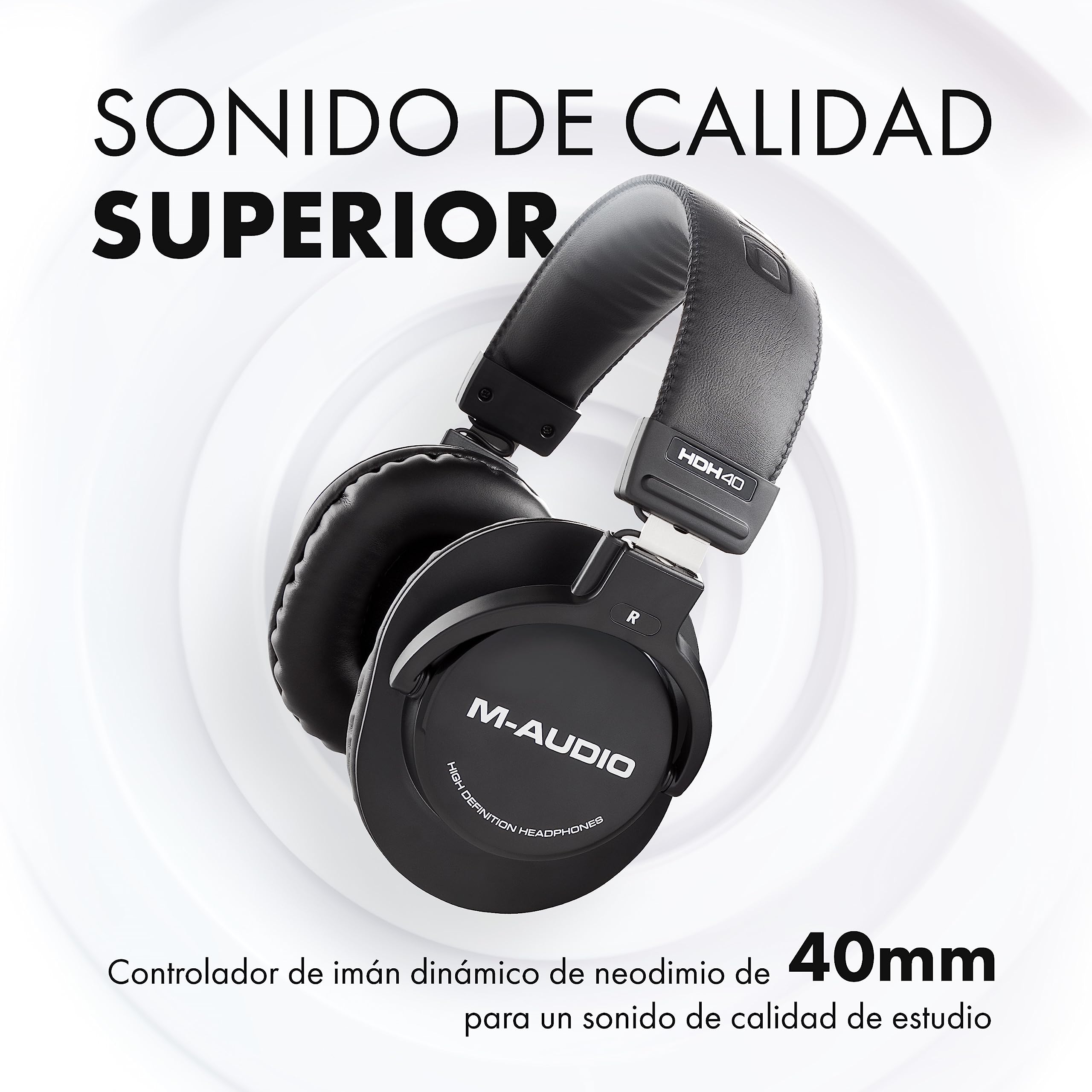 Alesis Recital Pro con pedal de sustain SP-2 y auriculares de estudio HDH40 - Teclado Piano Eléctrico Digital con 88 Teclas de Acción Martillo, pedal de piano y auriculares