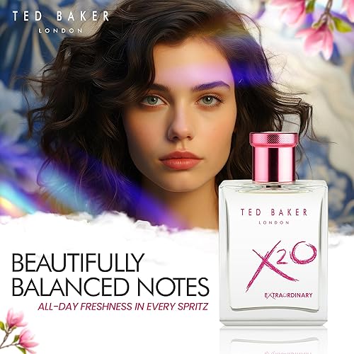 Miniatura 5 de Ted Baker X20 Women EDT, una mezcla de anís estrellado, pomelo y magnolia, perfume para mujeres, 3.38 fl oz