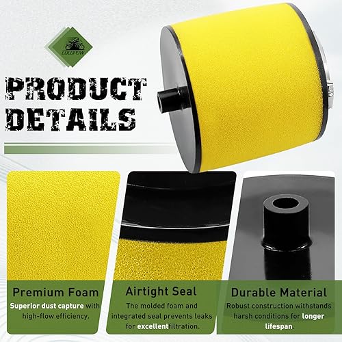 Miniatura 3 de LOCOPOW Filtro de aire TRX300 TRX450 FW 17254-HC5-900 para Honda FourTrax 300 TRX300FW TRX300 Foreman 400 TRX400FW Foreman 450 TRX450S TRX450FM