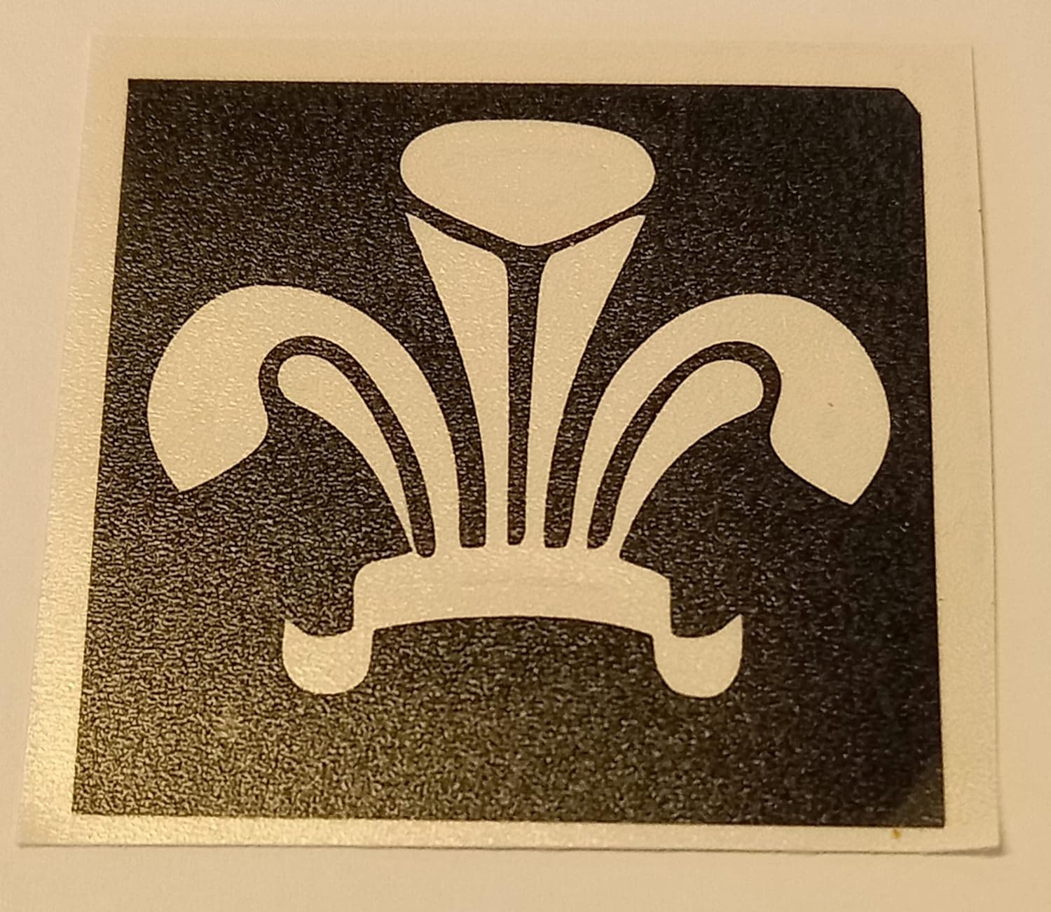 10 x Welsh Feathers stencils for glitter tattoos / airbrush tattoos / many other uses Wales