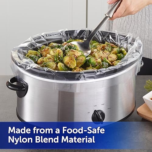 Miniatura 4 de Revestimiento pequeño para ollas de coción lenta Reynolds Kitchens, (ideal para 1 a 3 cuartos), 5 piezas