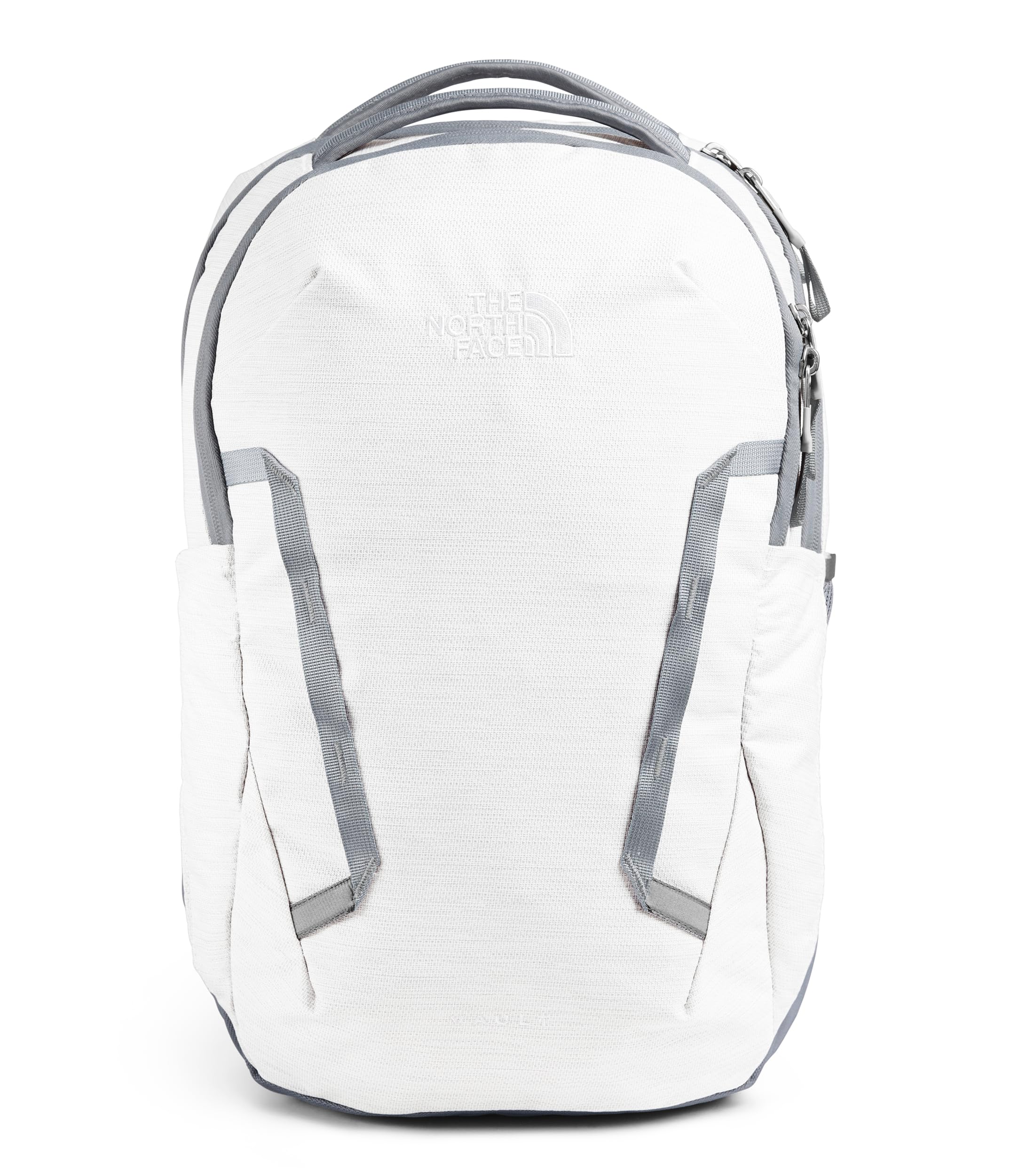 THE NORTH FACEWomen's Vault Everyday Laptop Backpack Commuter Travel Bag  with Water-Repellent Finish, Spacious Main Compartment, TNF White Metallic