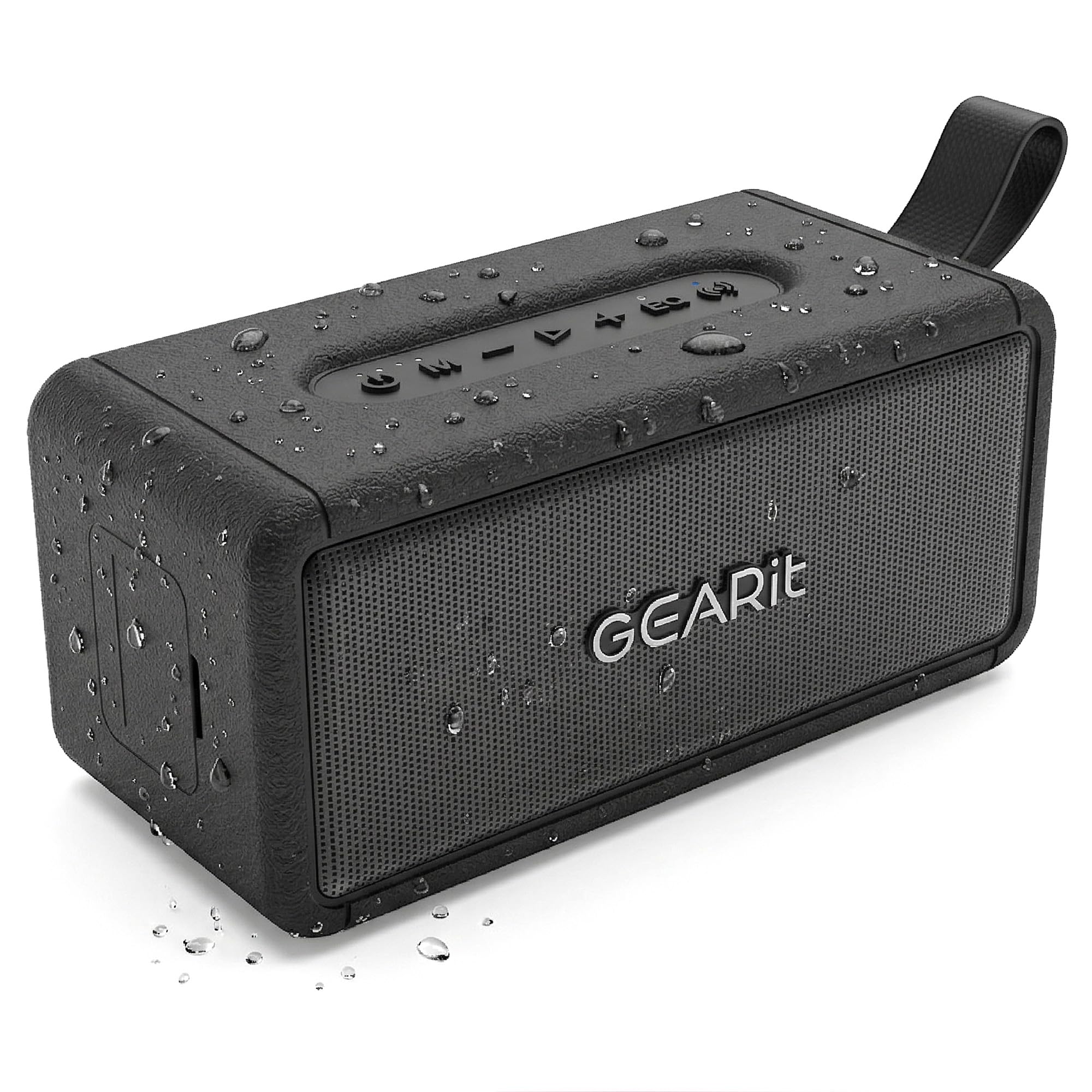 GEARit Portable Wireless Speaker | 40W Bluetooth Speaker V5.3 Deep Bass | IPX6 Waterproof TWS Pairing 15H Playtime Aux/USB/MicroSD for Camping Beach Party Garage RV Birthday Gifts