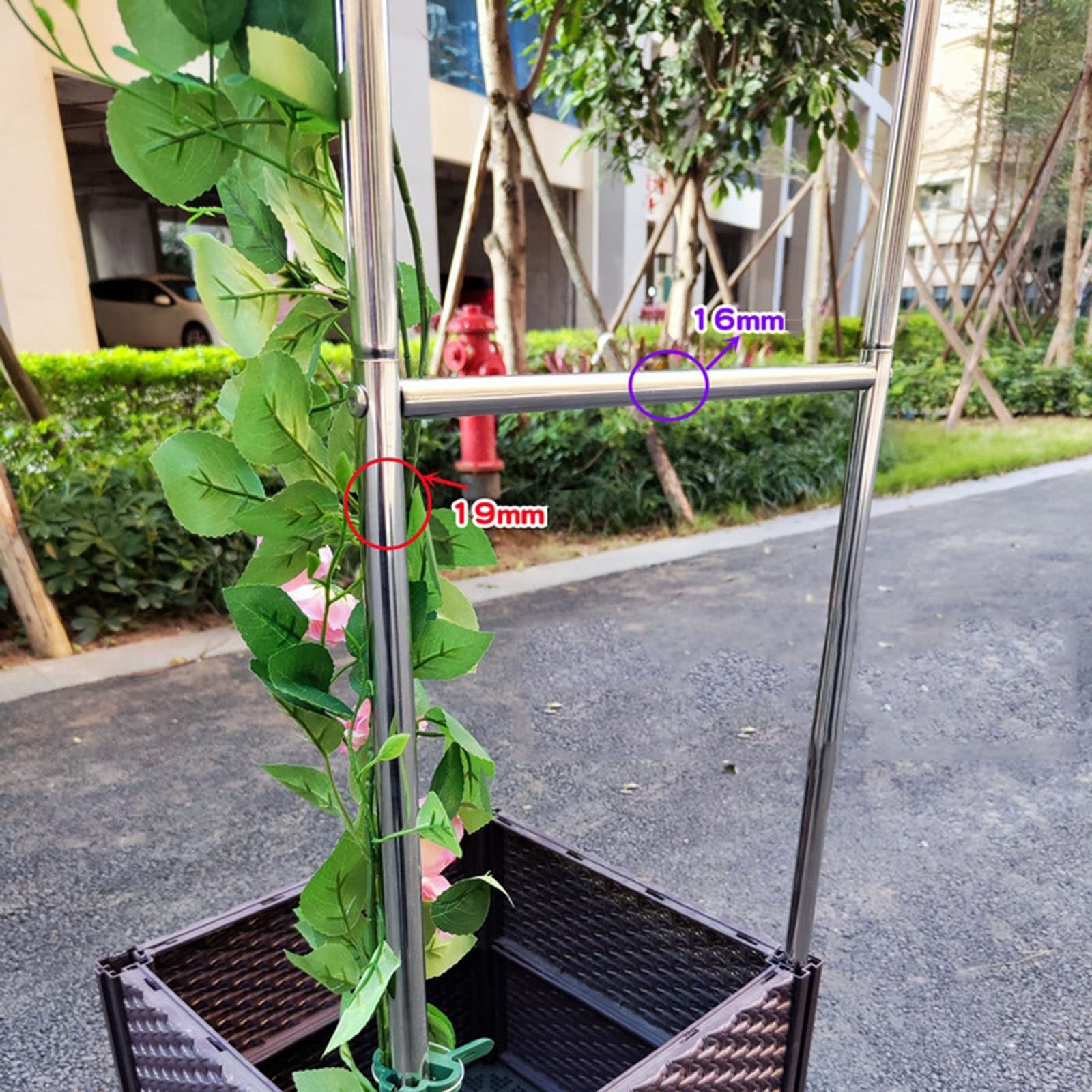 さ ガーデン用金属高さ240cm、幅120cm/150cm/180cm/220cm/240cm/260cm