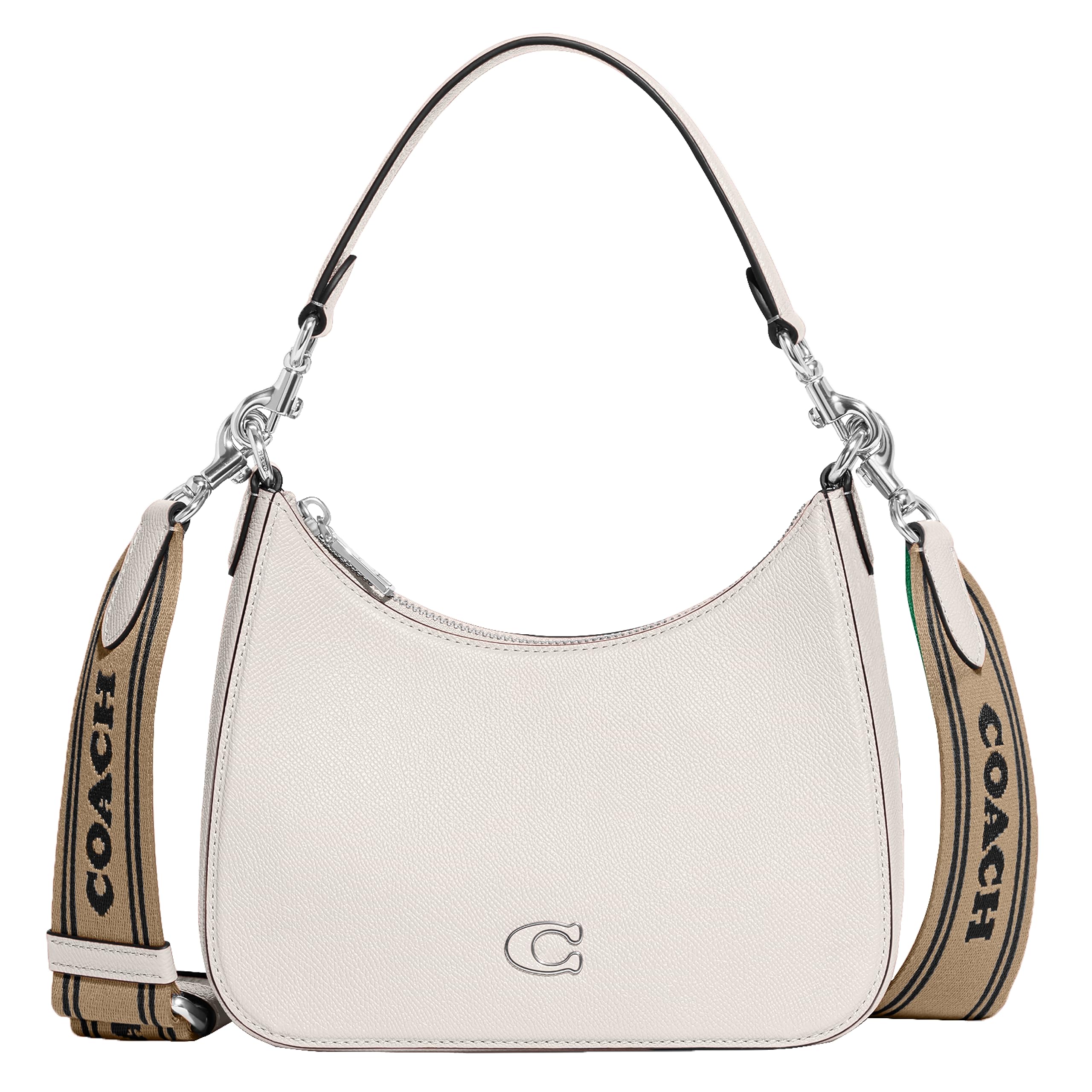 Coach Unisex Hobo Crossbody In Crossgrain