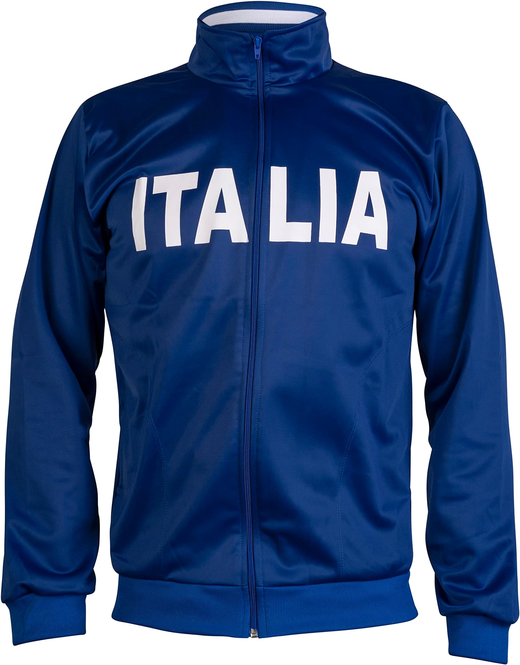 ITALIA Italy National 1990 Football Team Jacket Retro Style Vintage Track Soccer Top