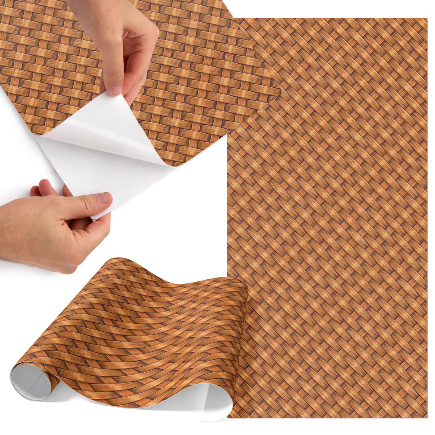 Papel Vinilo Adhesivo Muebles Cocina y Armarios Mimbre