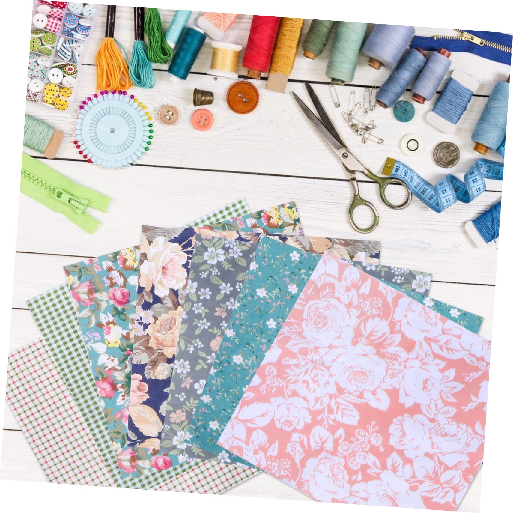 SHINEOFI 28pezzi Tessuto Cotone Per Lavori Manuali Materiale Per Patchwork Hawaiano Adatto Per Cuscini Tende Borse e Abbigliamento