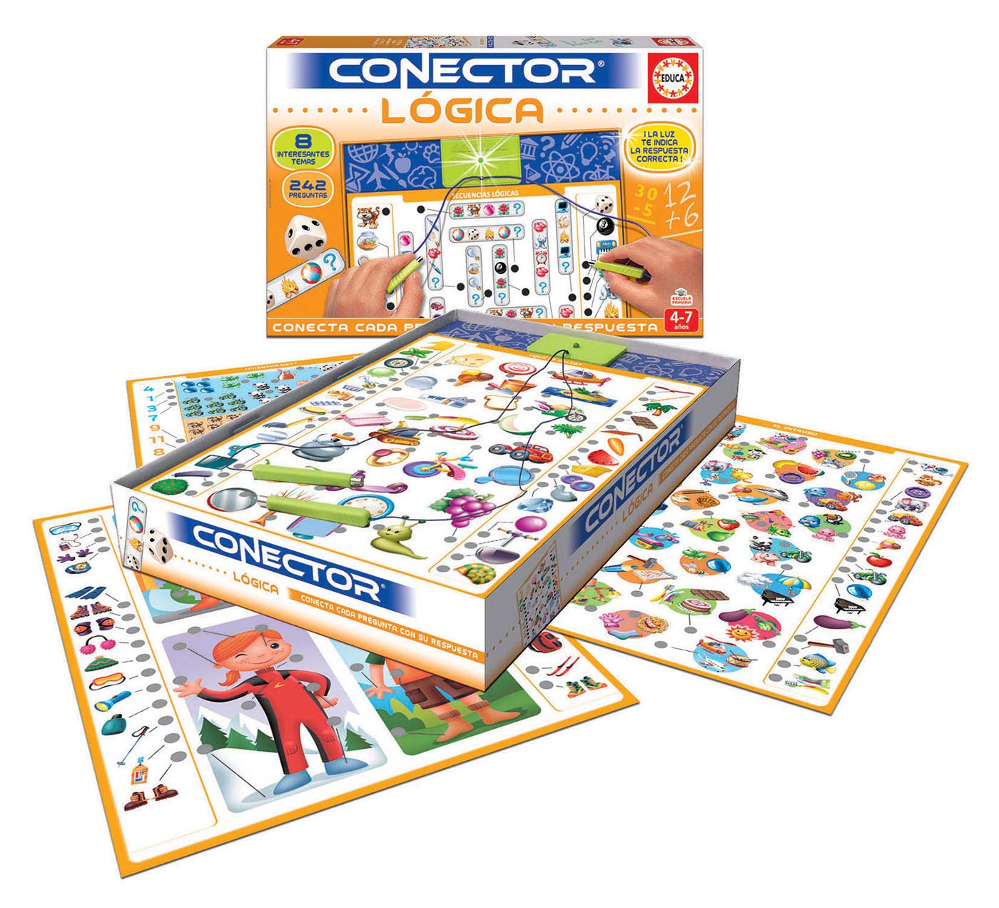 Educa - Logic Connector Educational Game for Children Multicoloured (17201), Medium - Image 2