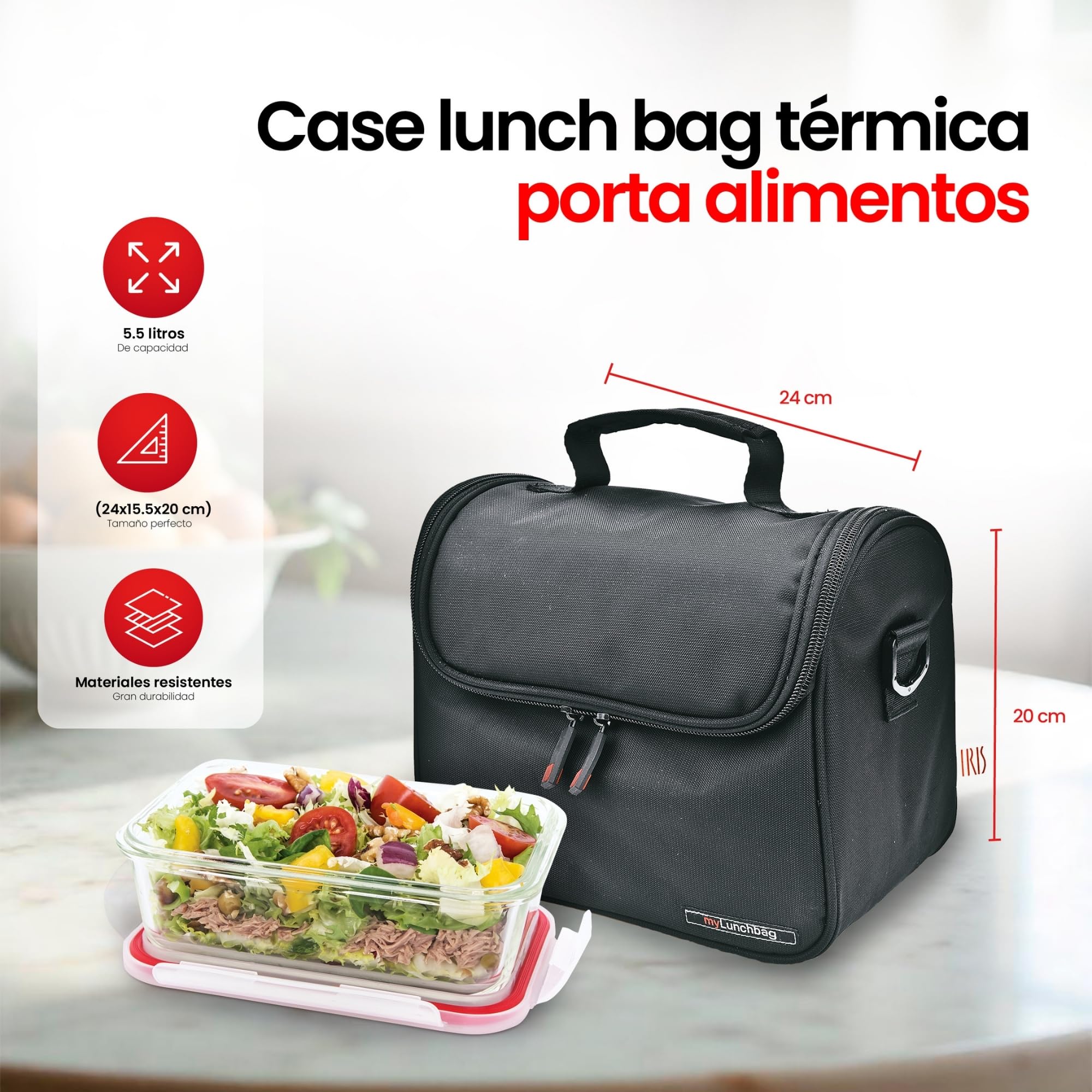 LUNCHBAG CASE GREY