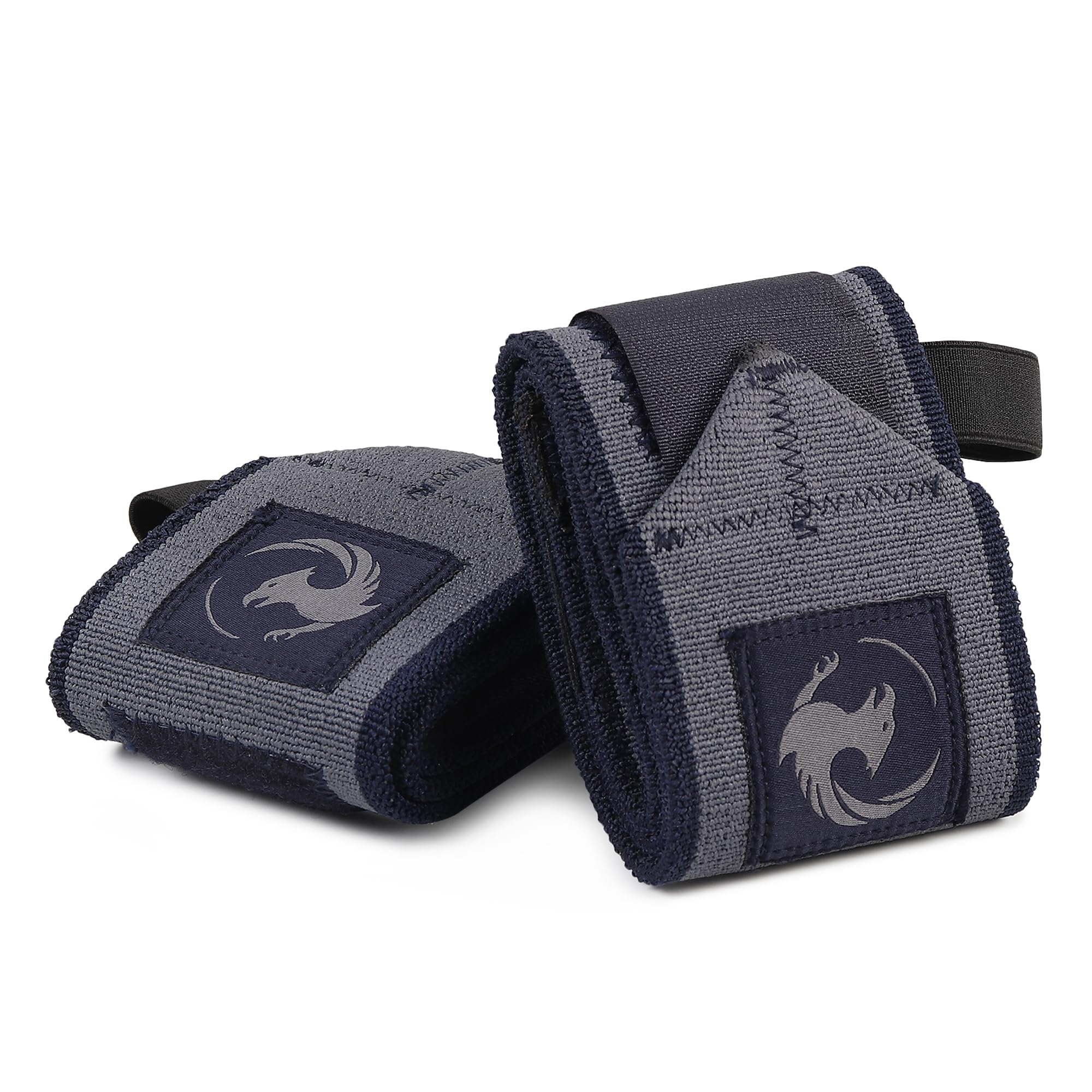 Wrist Wraps for Weightlifting & Powerlifting – Heavy-Duty Wrist Support with Thumb Loop & Velcro – Gym Wraps for Bench, Overhead Press, Crossfit (Pair) (19 Inch)-image-45