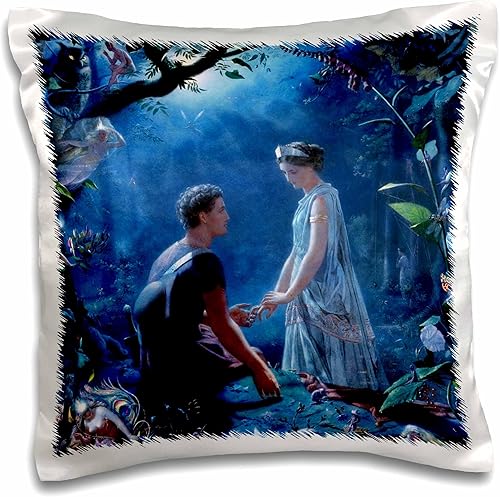 3D Rose pc_126000_1 "Simmons A Midsummer Nights Dream Funda de almohada, 16" x 16"