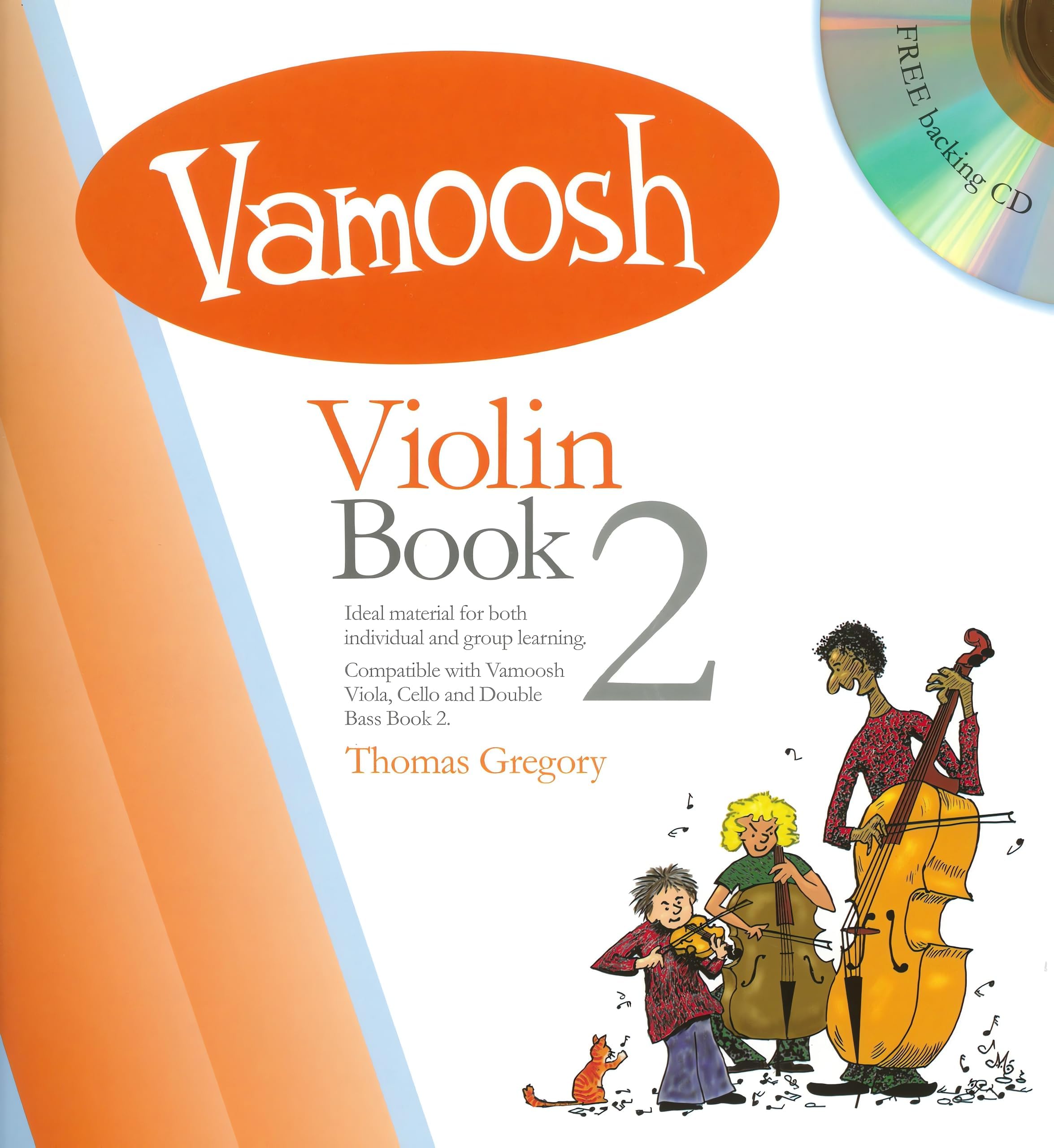 Vamoosh Violin Book 2 | Beginner Sheet Music for Young Students | Fun String Method with Backing CD | Learn to Play Violin with Interactive Music Book | Ideal for Group or Private Violin Lessons