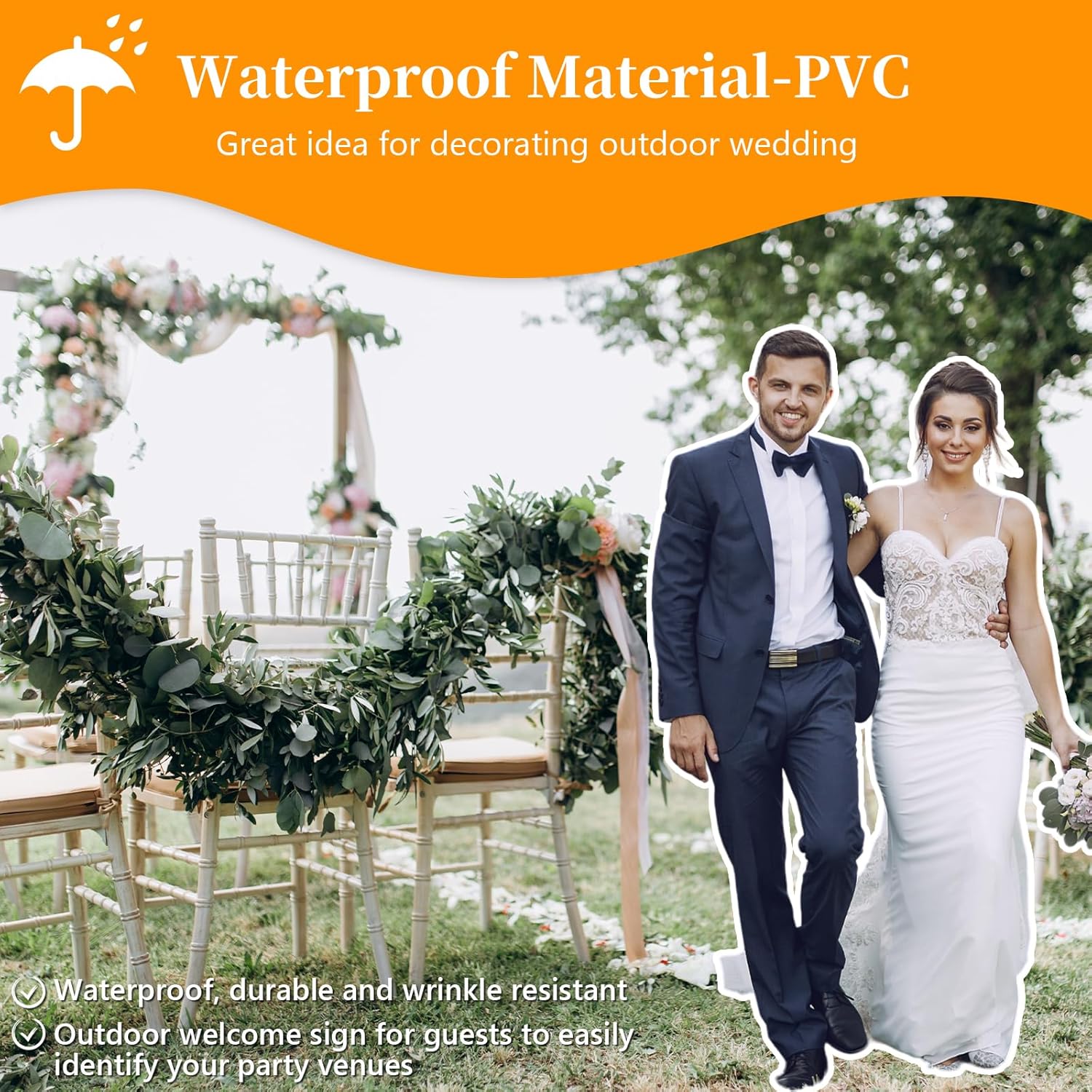 Custom Life Size Cardboard Cutout - Personalized High Resolution Wedding Cutouts with Double Stand Up - Upload A Two-Person Photo for Couples Gifts Wedding Arrangement Decor, 1-8ft