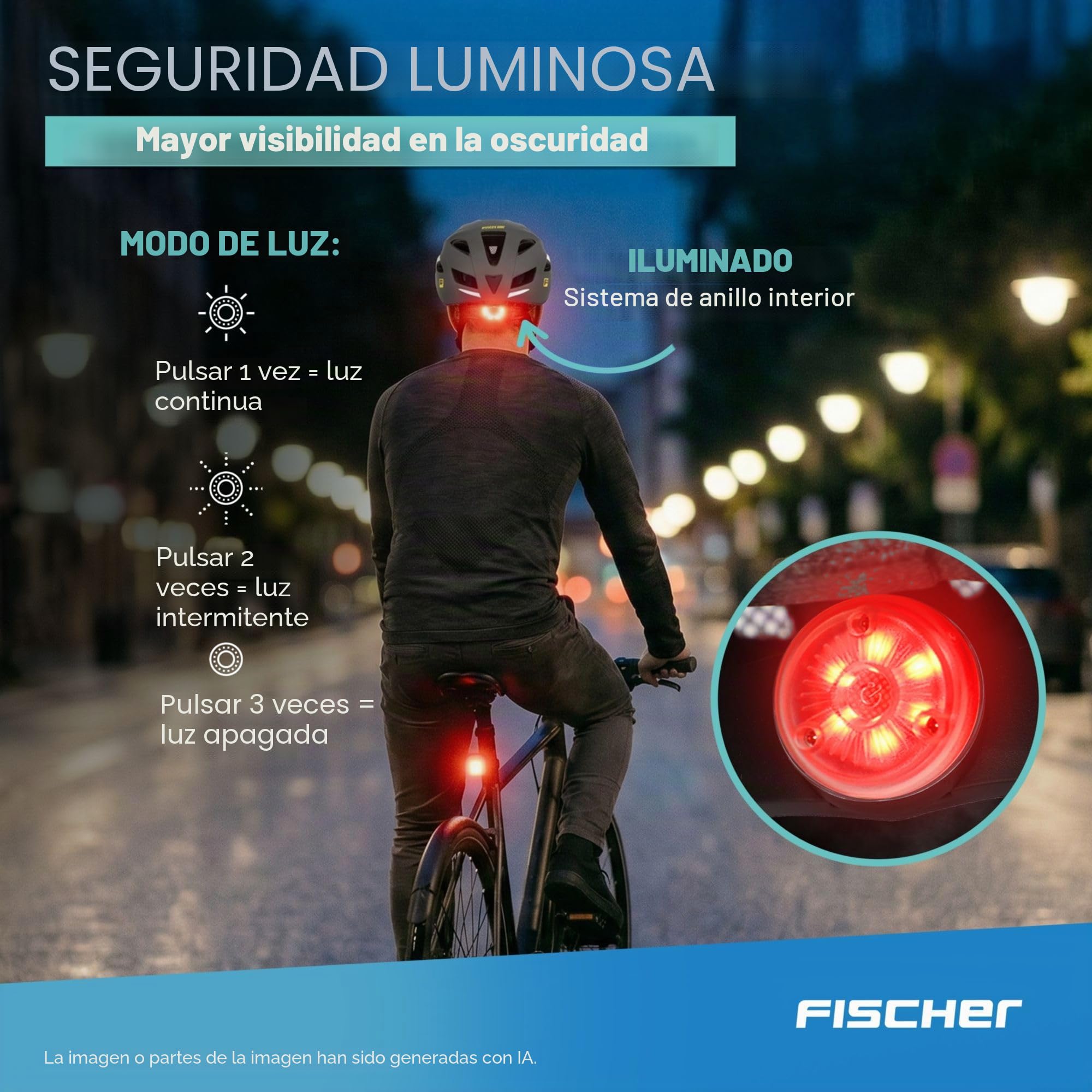 Fischer Urban Levin Bicicleta Casco