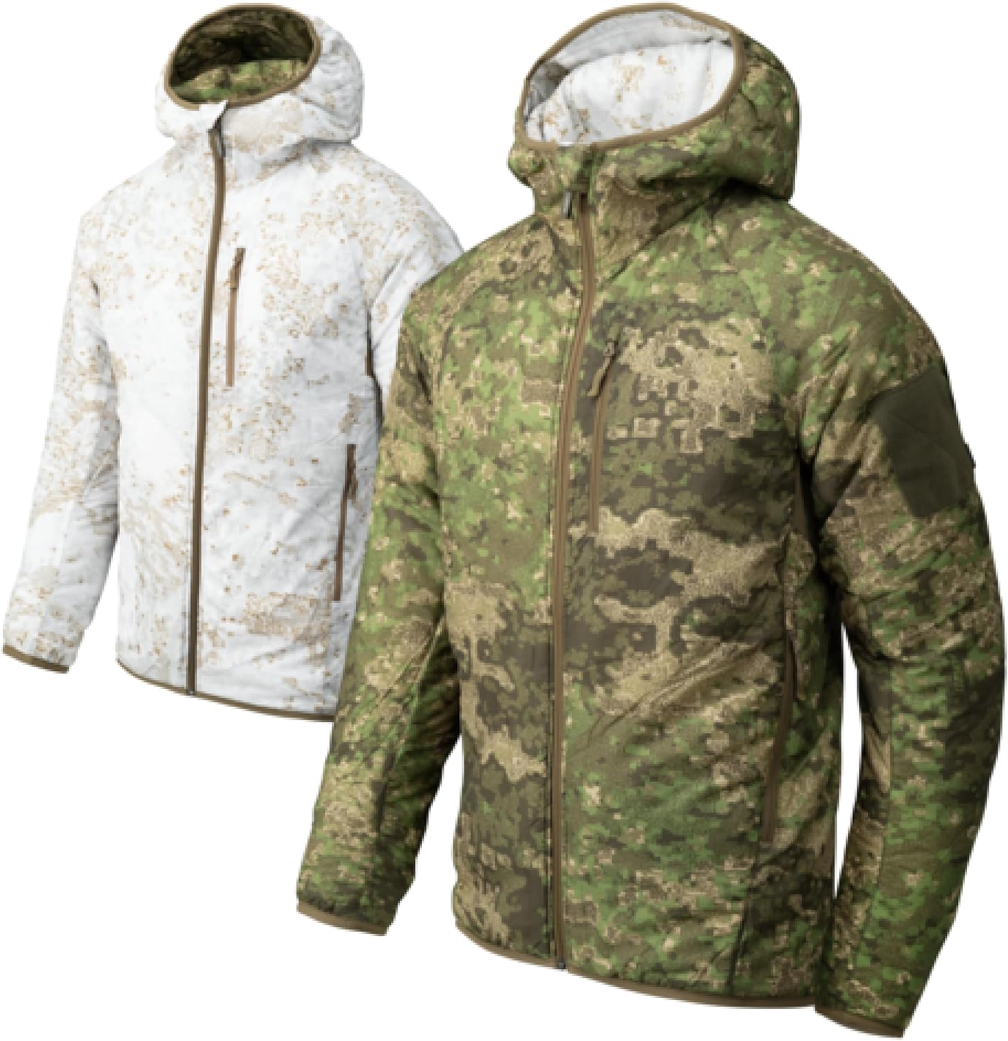 Helikon-Tex SQUALL Hardshell Jacket TorrentStretch (US, Alpha, XX-Large, Regular, Regular, Pencott Wildwood/Pencott Snowdrift)