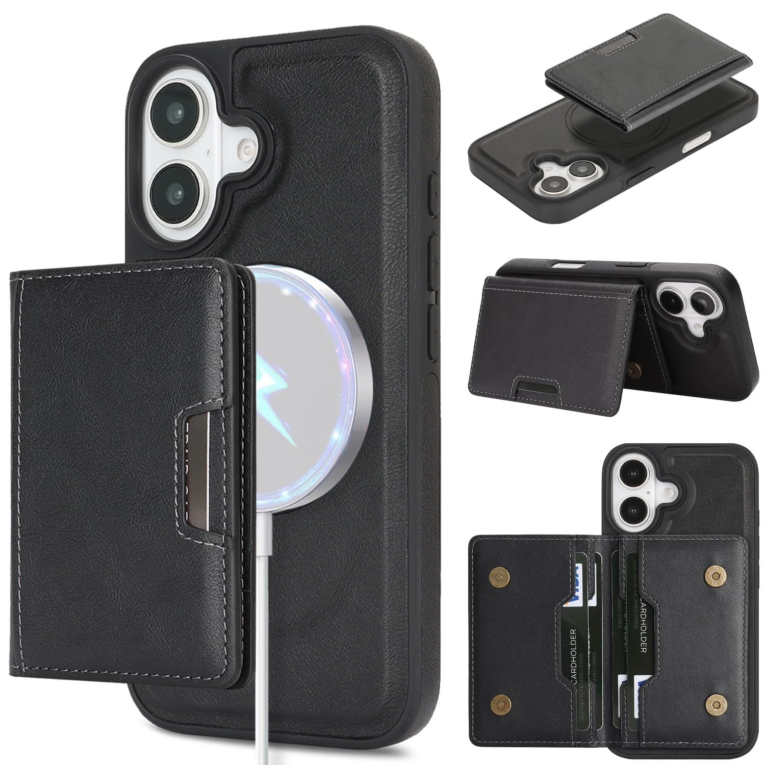Étui silicone rigide iPhone 15 Pro antichoc et magnétique - 8