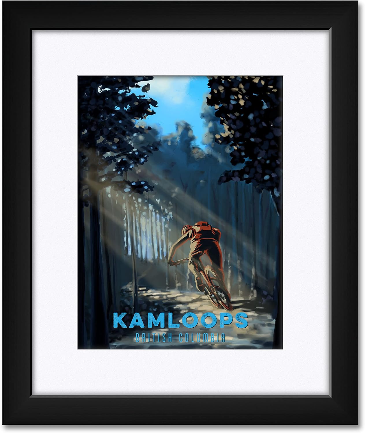 Kamloops British Columbia Cross Country Mountain Biker