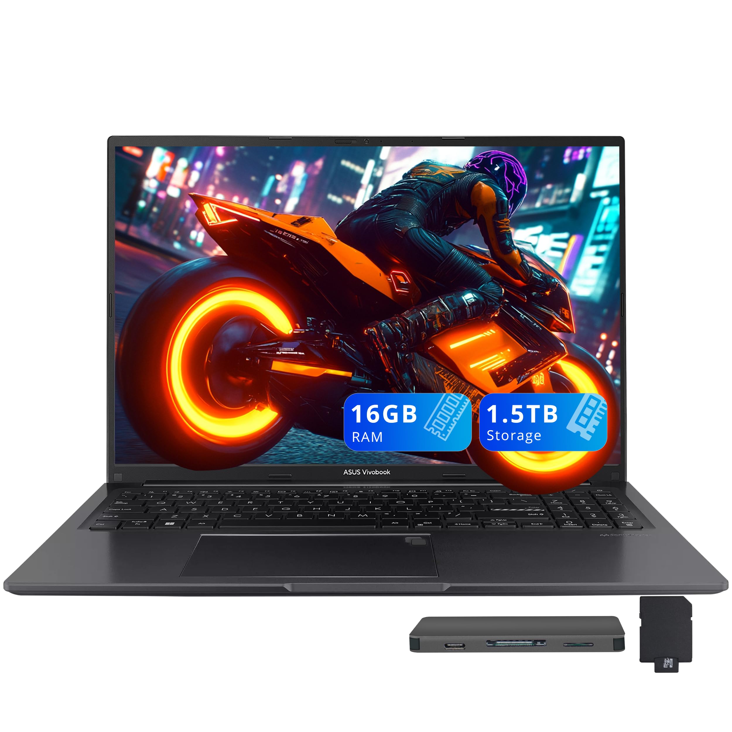 コ*ウ様 ASUS 16インチ Core i7-1355U 16GB マウス付き ASUS Vivobook 16