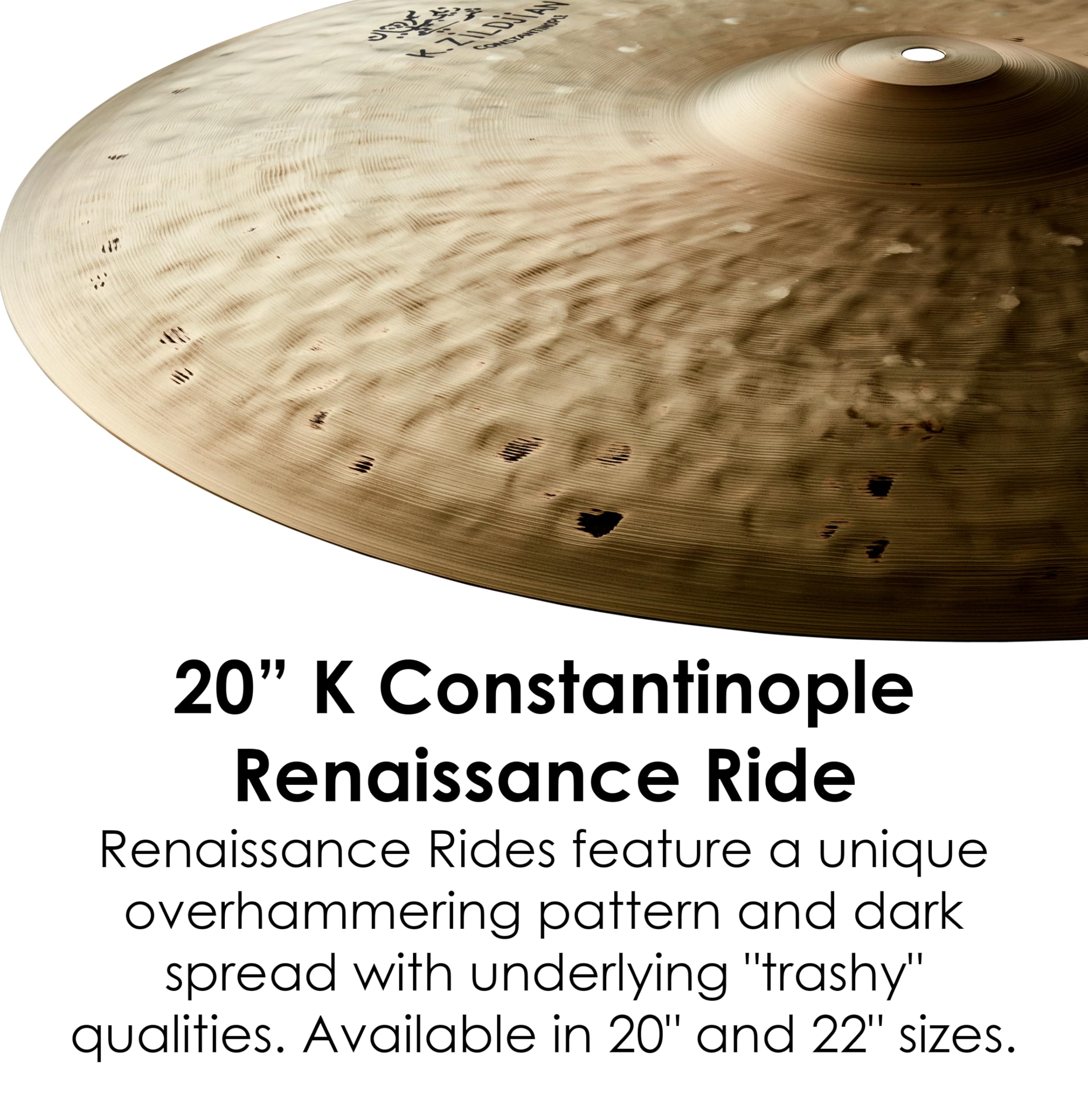 Zildjian K Constantinople Series - 20 Zoll Renaissance Ride Cymbal