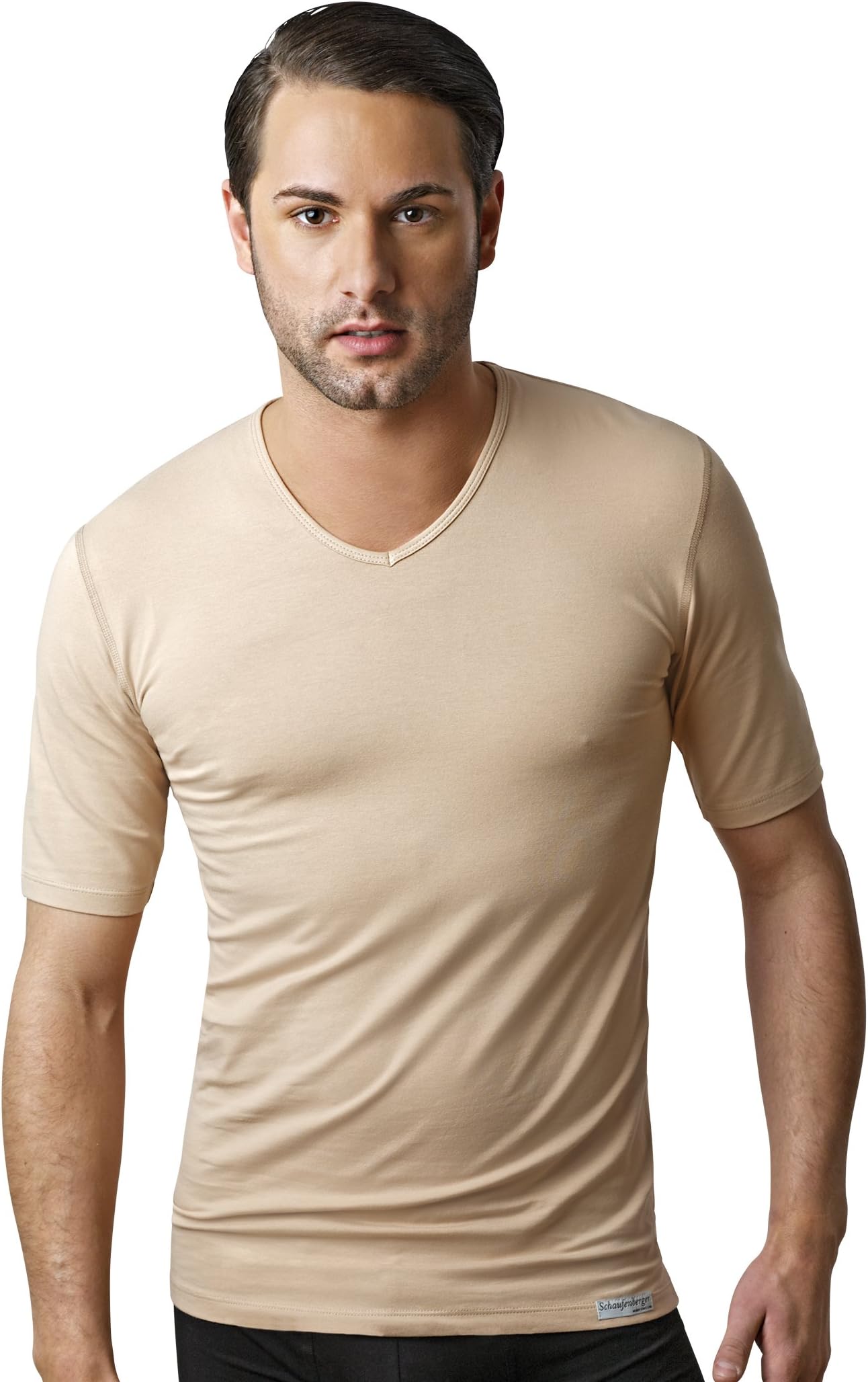Schaufenberger "Invisible Undershirt Business Men's Undershirt (Nude)
