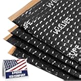 Sound Deadening Mat for Cars, 50 mil 5 sqft, Butyl Automotive Sound Deadener, Noise Insulation Dampening Material for Car Trunk, Speaker, Door, Floor and Ceiling, Black