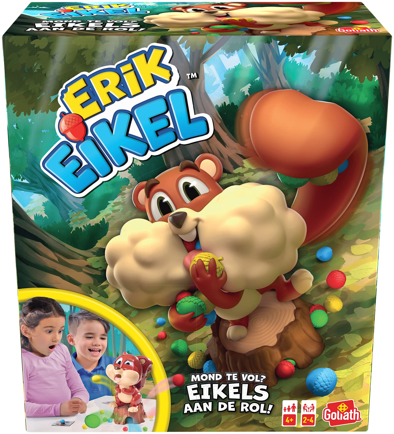 Goliath Erik Eikel, gra akcji dla dzieci od 4 lat, zabawna gra planszowa dla 2-4 osób
