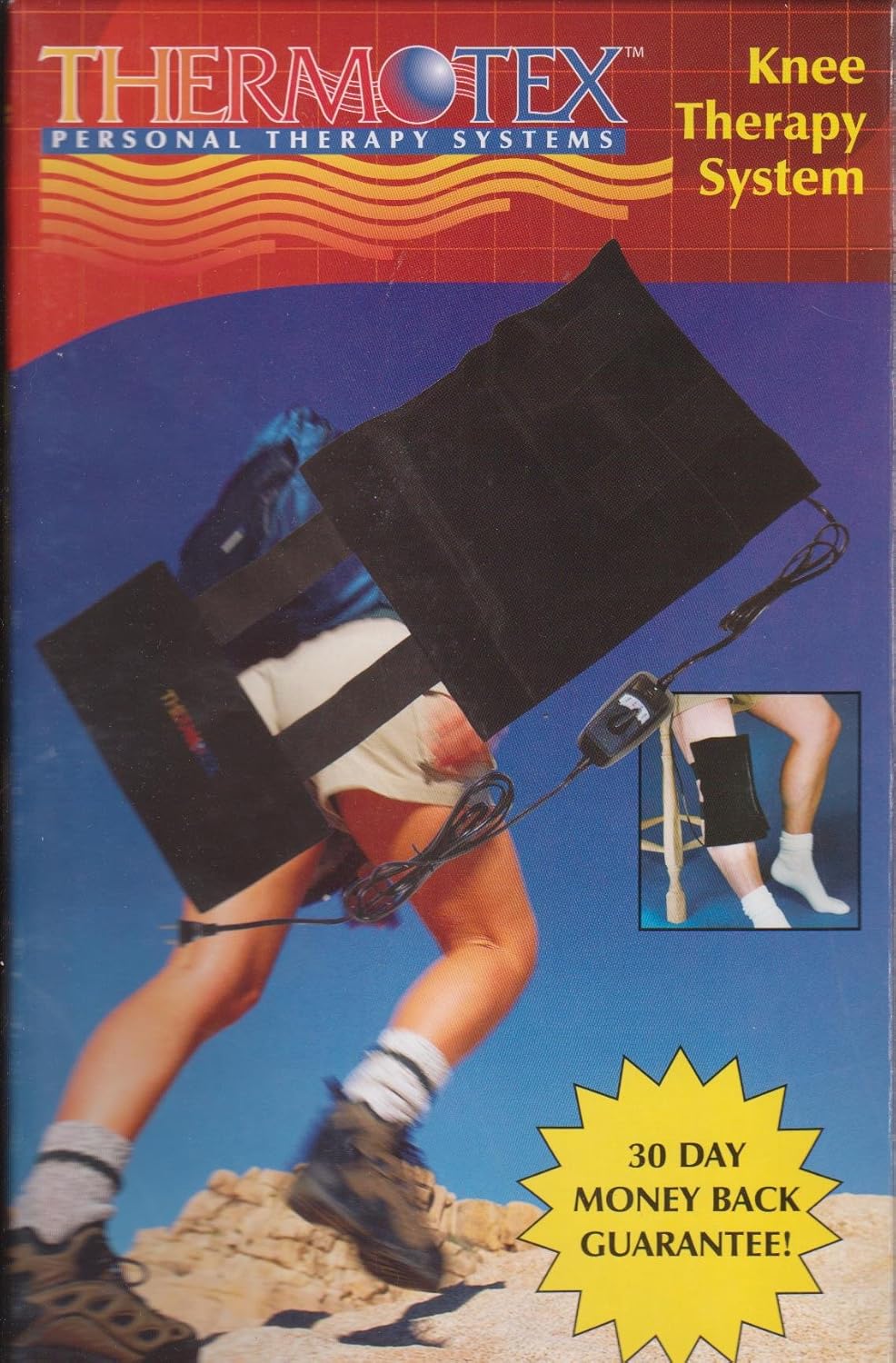 Thermotex Knee & Thigh Infrared Heating Pad Health